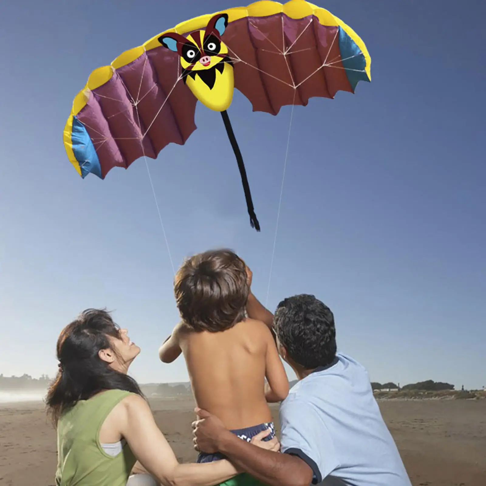 Polyester Kite Entertainment Dual Line Flying Toys for Trip Adults Kids