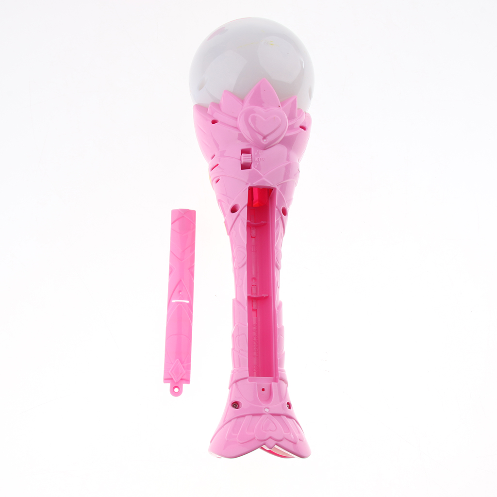 Children Toy Bubble Electric Creative Light Bulb Music Cartoon Automatic Magic Stick Kids Gift