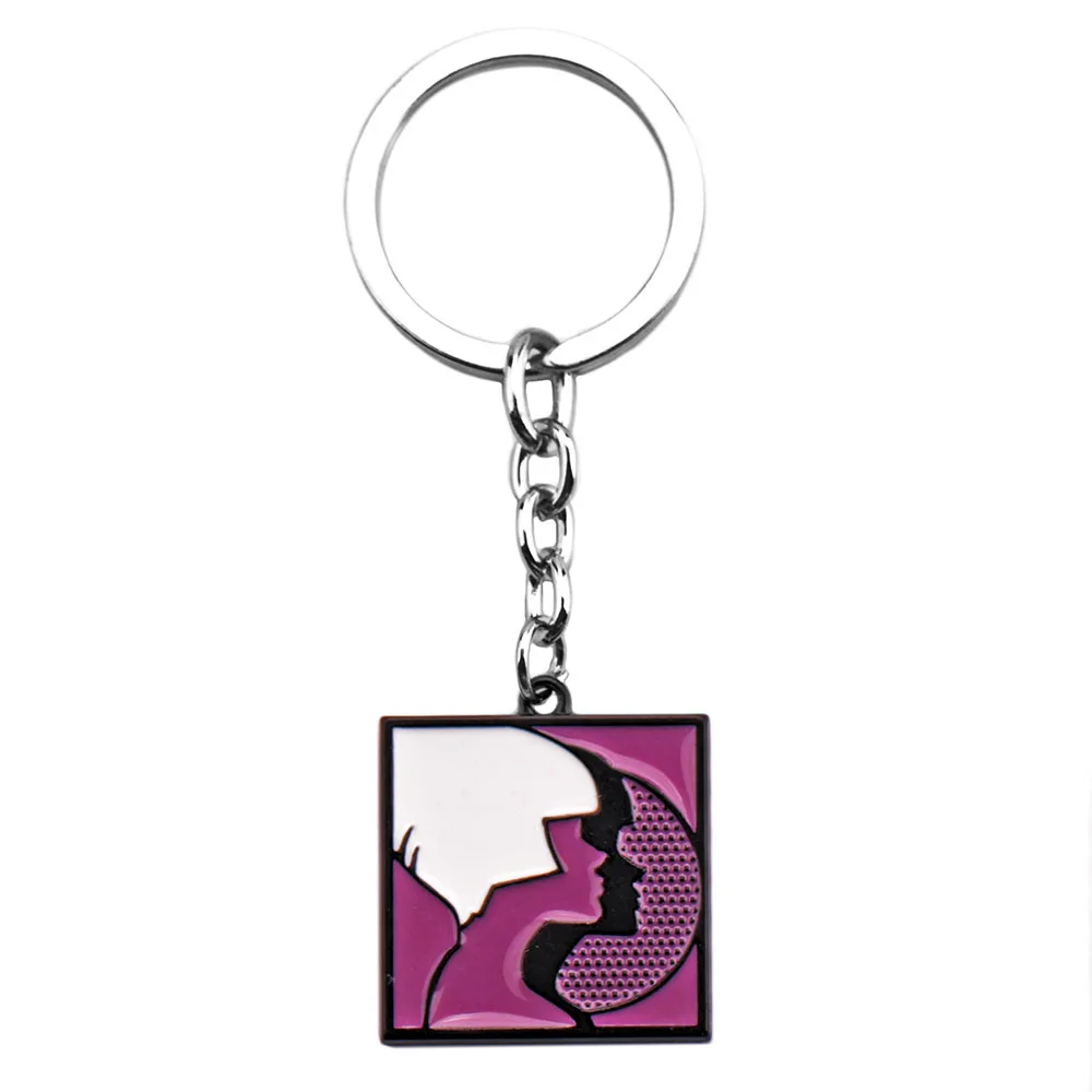Rainbow Six 6 Siege Enamel Keychain for Men ZERO ACE ORYX MELUSI IANA ARUNI  NOMAD Key Ring Key Holder Car Bag Deco Jewelry Gift