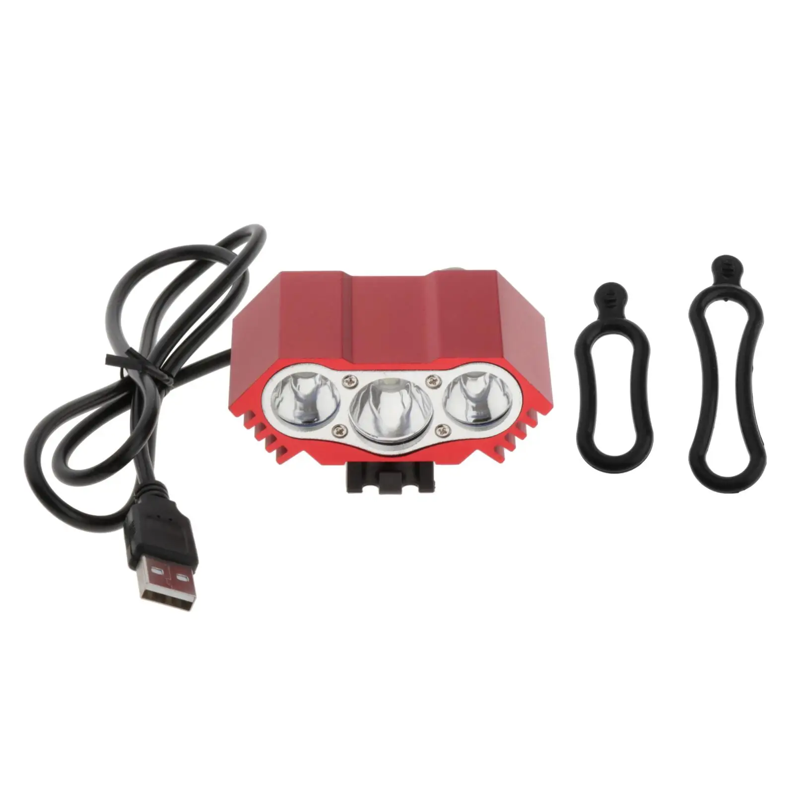 Alloy Bicycle Front Light USB Solid 3000 Lumens Bicycle Headlight Super