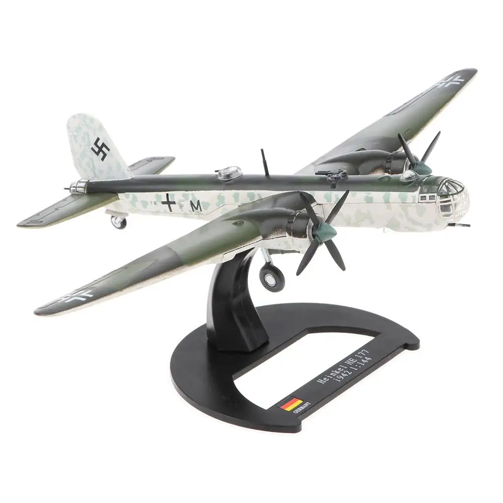 1 : 144   Scale     Heinkel   He   177   1942   Bomber   Aircraft ,  Diecast   Plane   Model