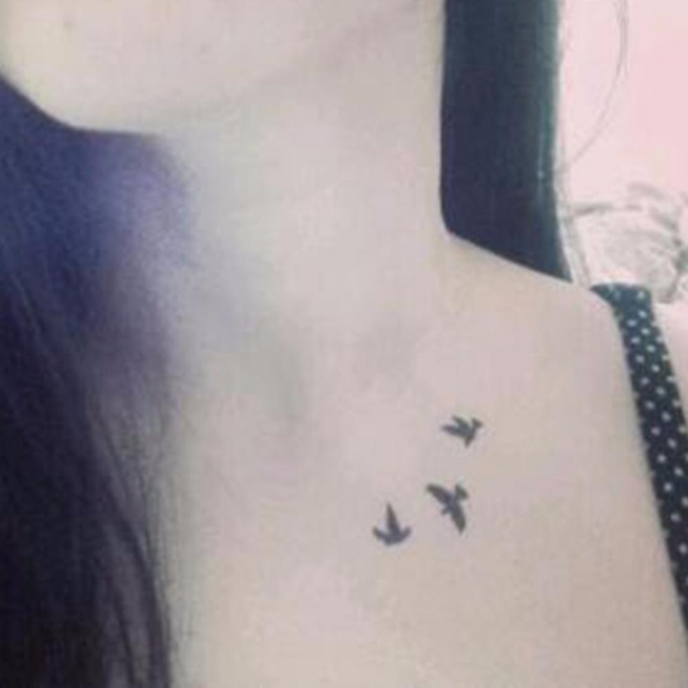Tatouage Oiseaux Qui S Envolent Tatouage Autocollant Temporaire Imperméable Coloré À La Taille Pour Femme,  Autocollant De Mode, Oiseaux Volants, Art Corporel - Temporaire Tatouages -  AliExpress