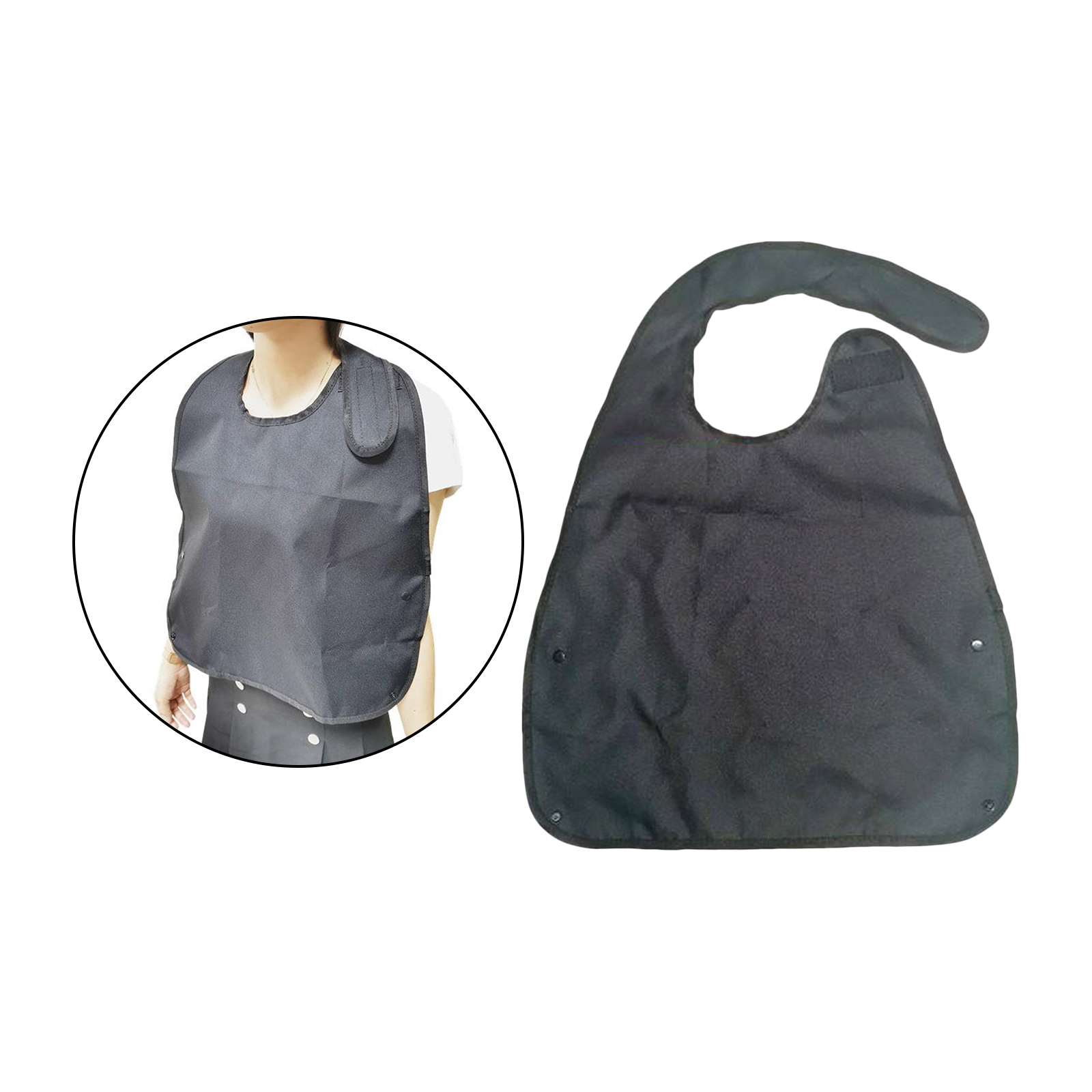 Adult Bib with Pocket Mealtime Clothing Protector Great Gift for Elderly,Soft Material