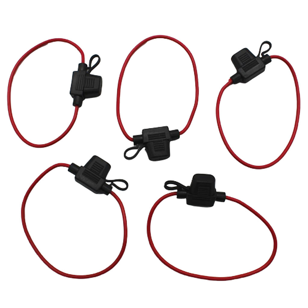 5x In-line Fuse Holder Mini-fuse DC 12V Fuse Sealed Fuses For