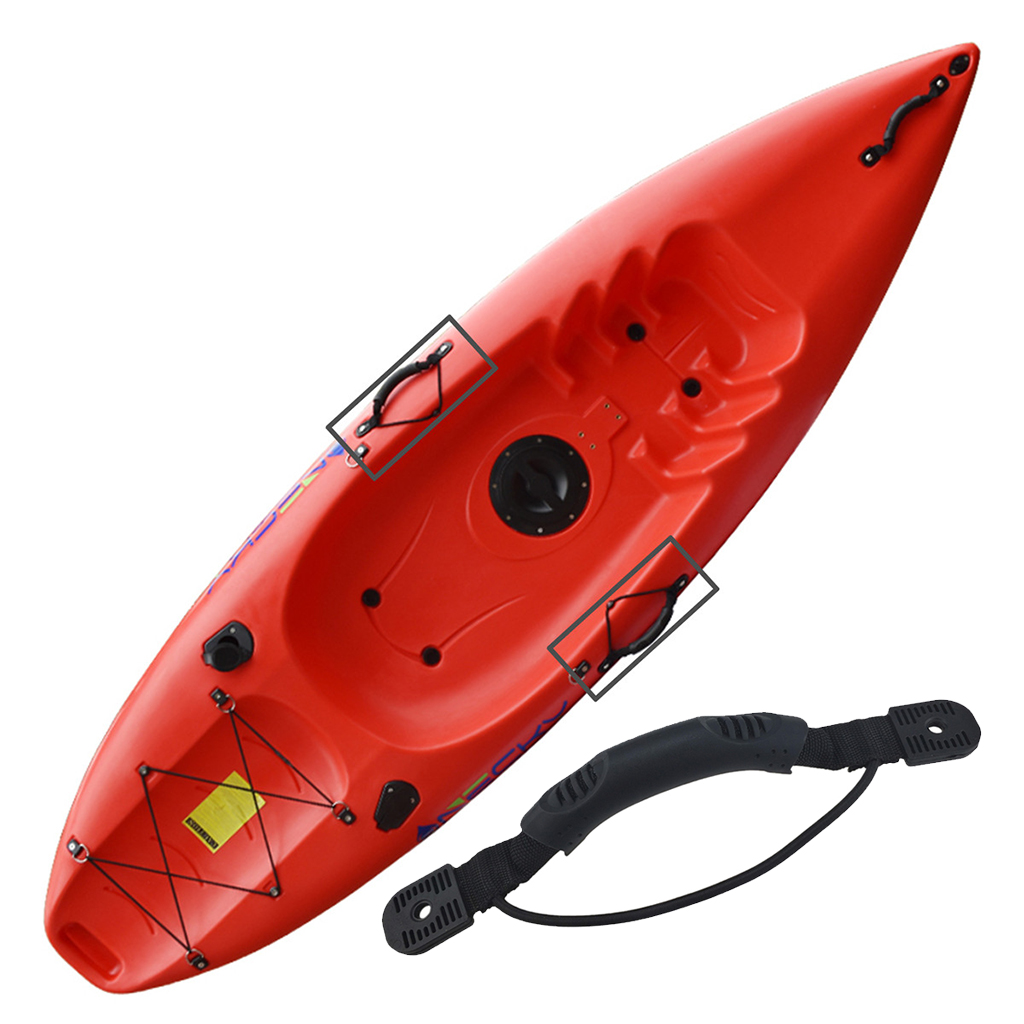 Canoe Boat Side Mount Carry Rubber Handle Fixing Paddle+Bungee Cord Kayak Kits