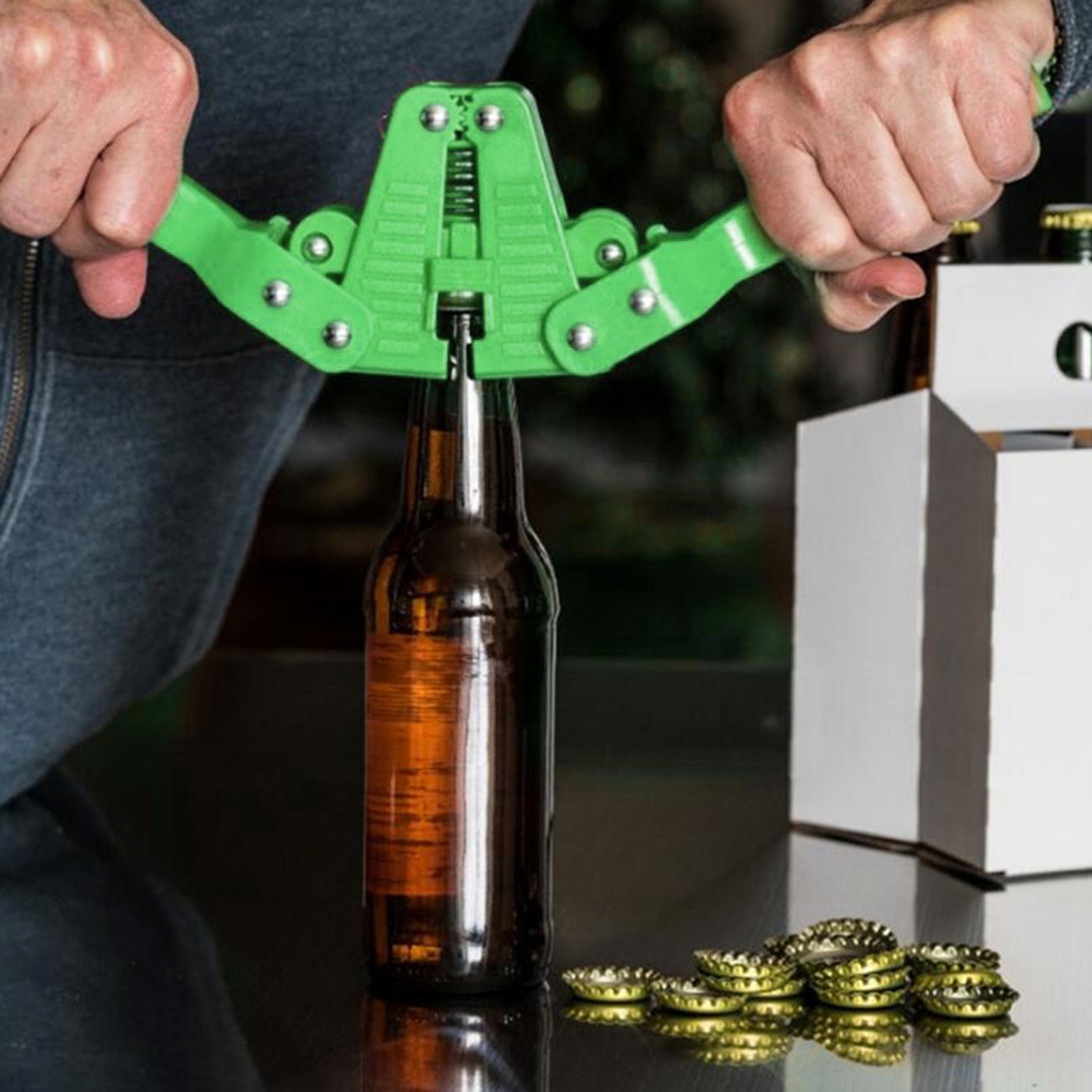 Bottle Capper Double Lever Champagne Glass Beer Bottle Crown Cap Cappers