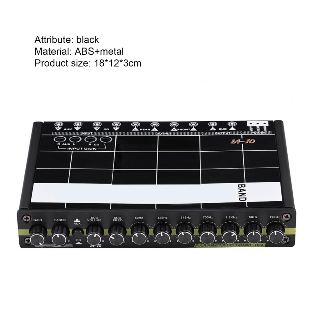 Title 20, Audio Equalizer High Sensitivity Universal ABS ...