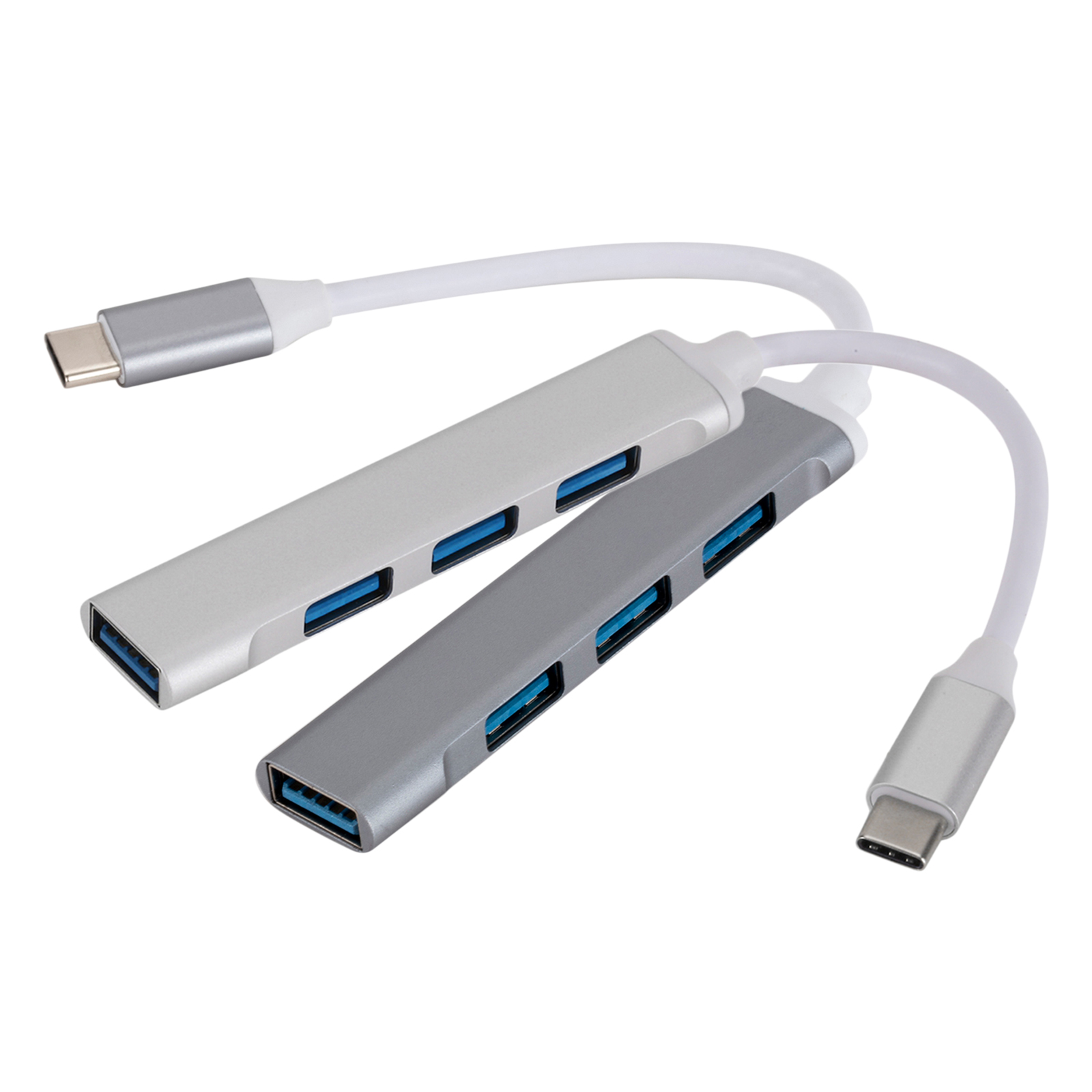 Mini Metal USB Type C HUB 3.0 4 Port Splitter Adapter OTG for PC Computer for Laptop Notebook