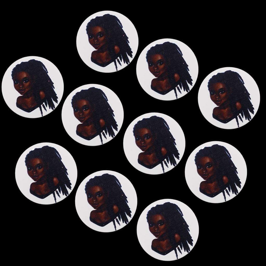 10 Pieces Natural Wood Round Tag Pendant Jewelry Pendant For Lady