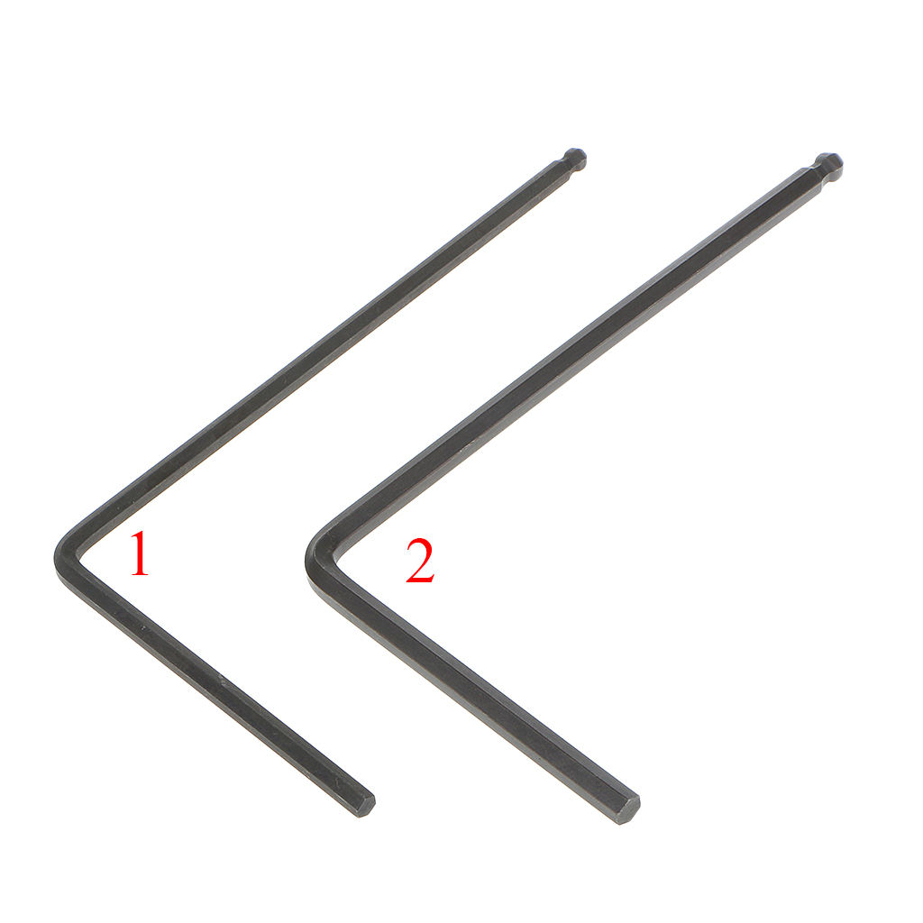 2 Pieces 12.4x7.4cm  L-shape  Rod Allen Wrench Guitar Adjustment Tool for  Guitar