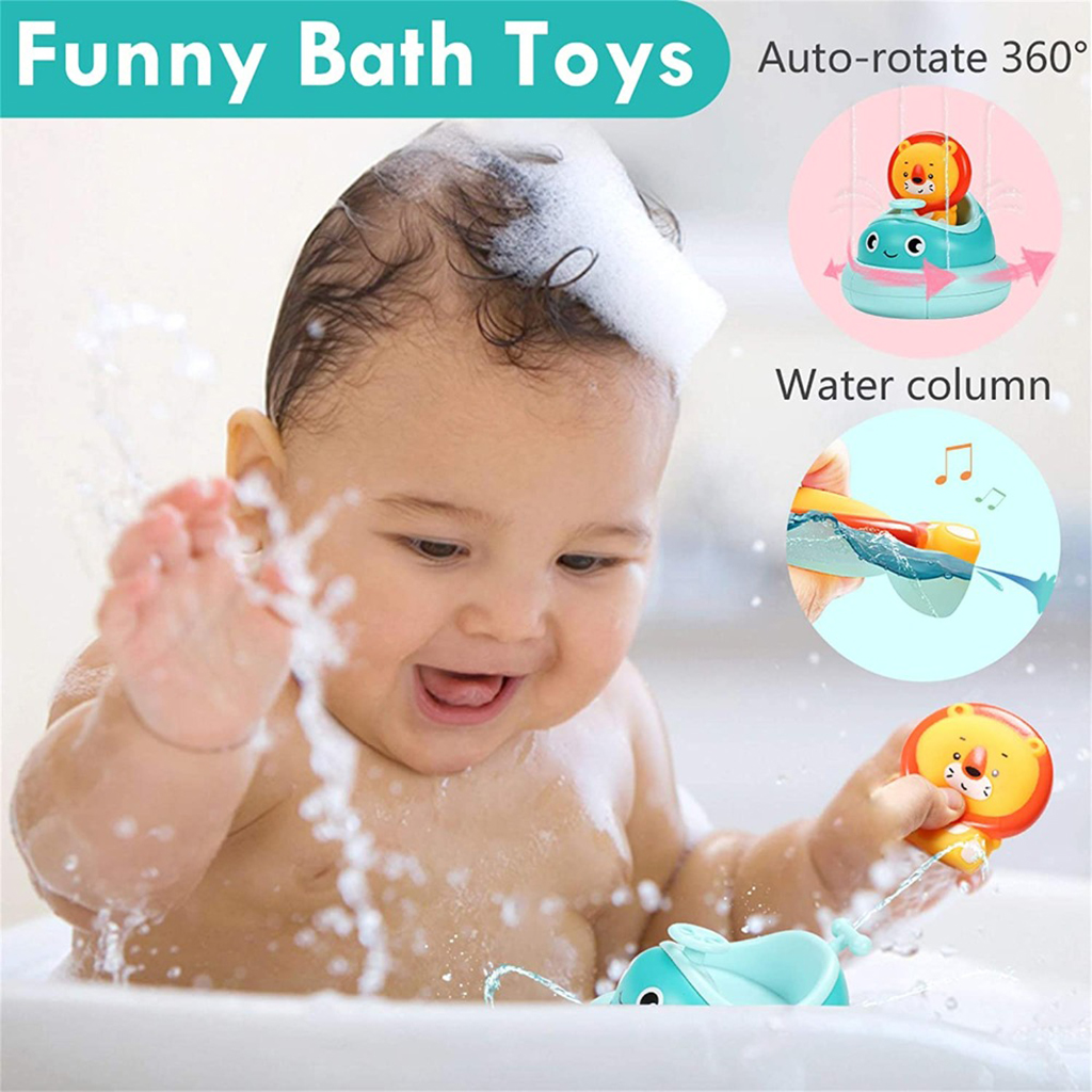 Cute Bath Spray Water Toy for Toddlers Interactive Pool Sprinkler Toy Gifts