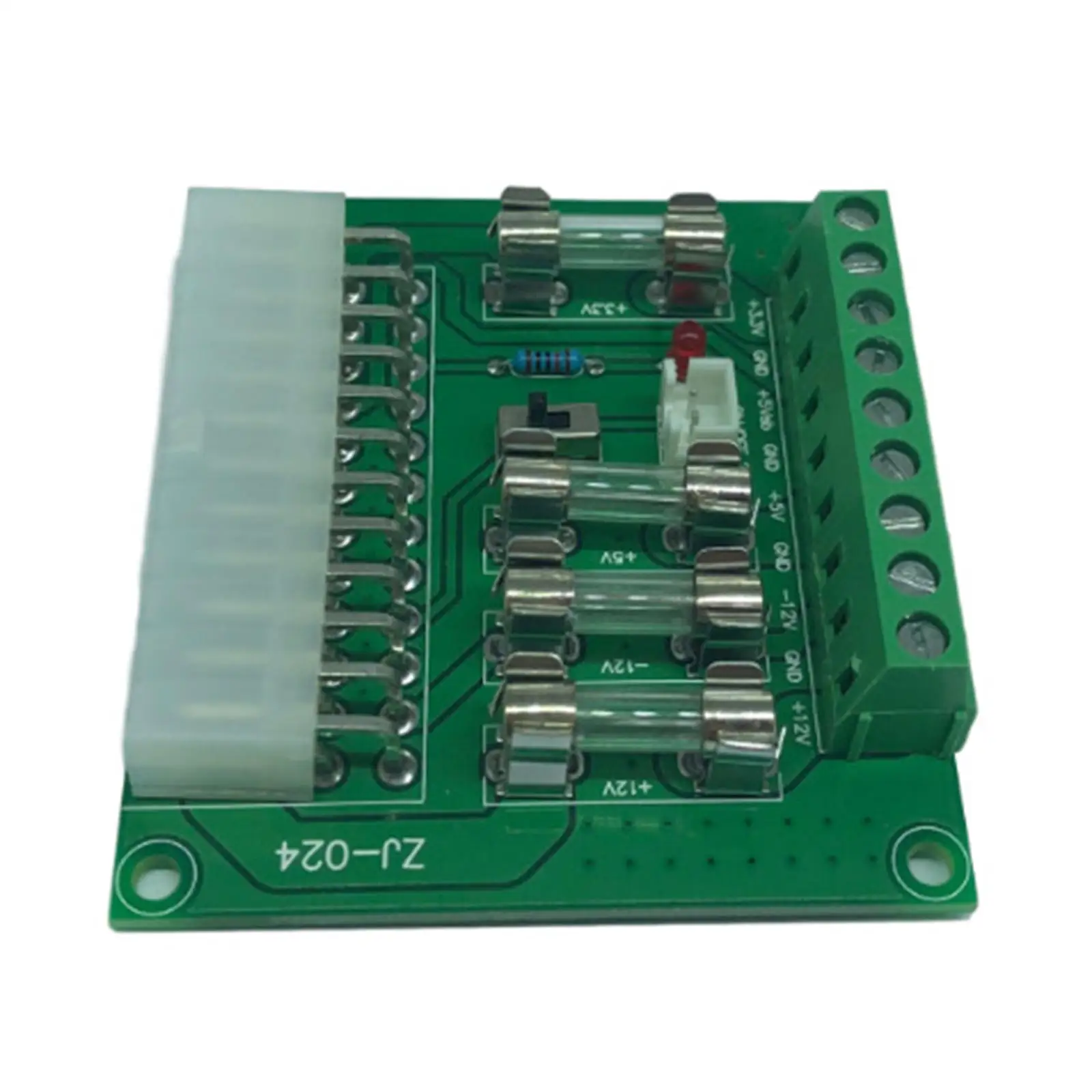 ZJ?012 24Pins Desktop ATX Power Adapter Board Power Supply Module Parts Amplifier Electronic Equipment 12V 5V 3.3V