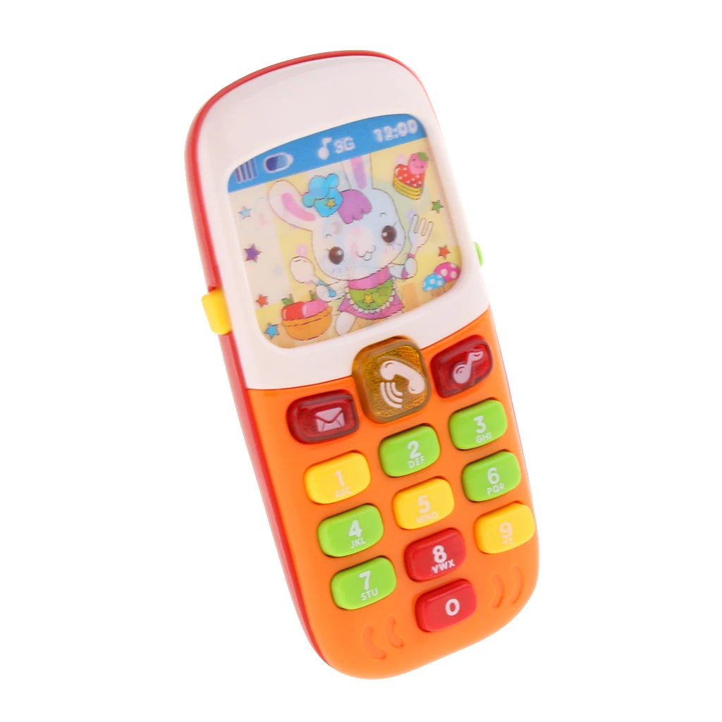 Electronic Toy Phone For Baby Mobile  Learning Music Machine Toys
