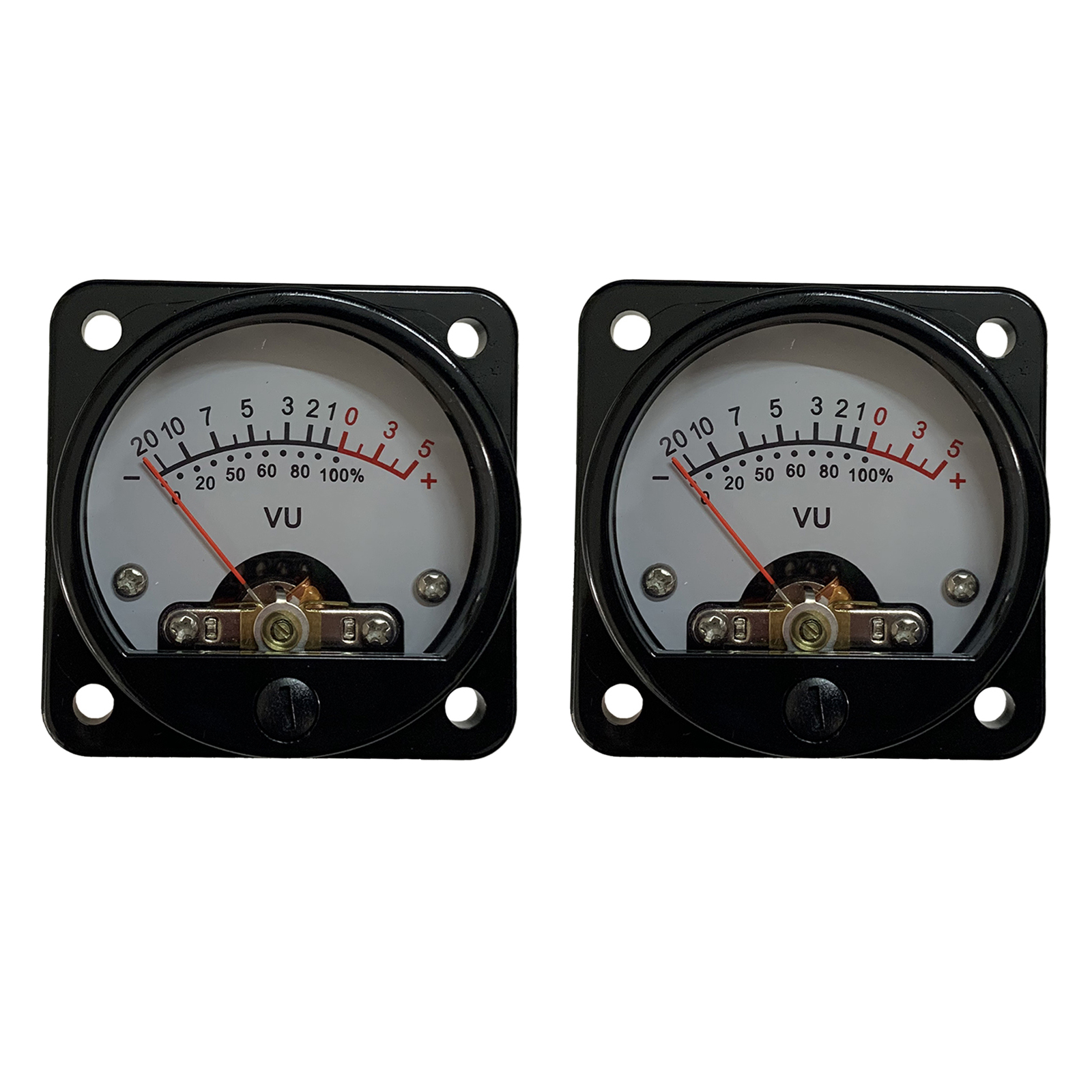 2x Analog VU Meter Panel Kit DB Decibel Level Tester Warm Backlight Recording Amplifier CQ-45W
