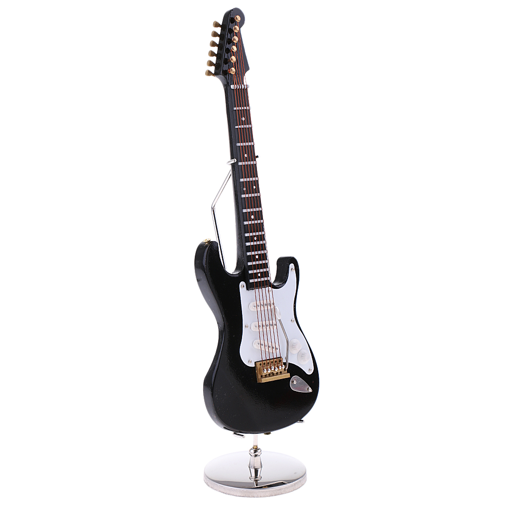 MagiDeal 1/6 Scale Wood Electric Guitar Model for 12 Inch Action Figure Accessory Kids Toys