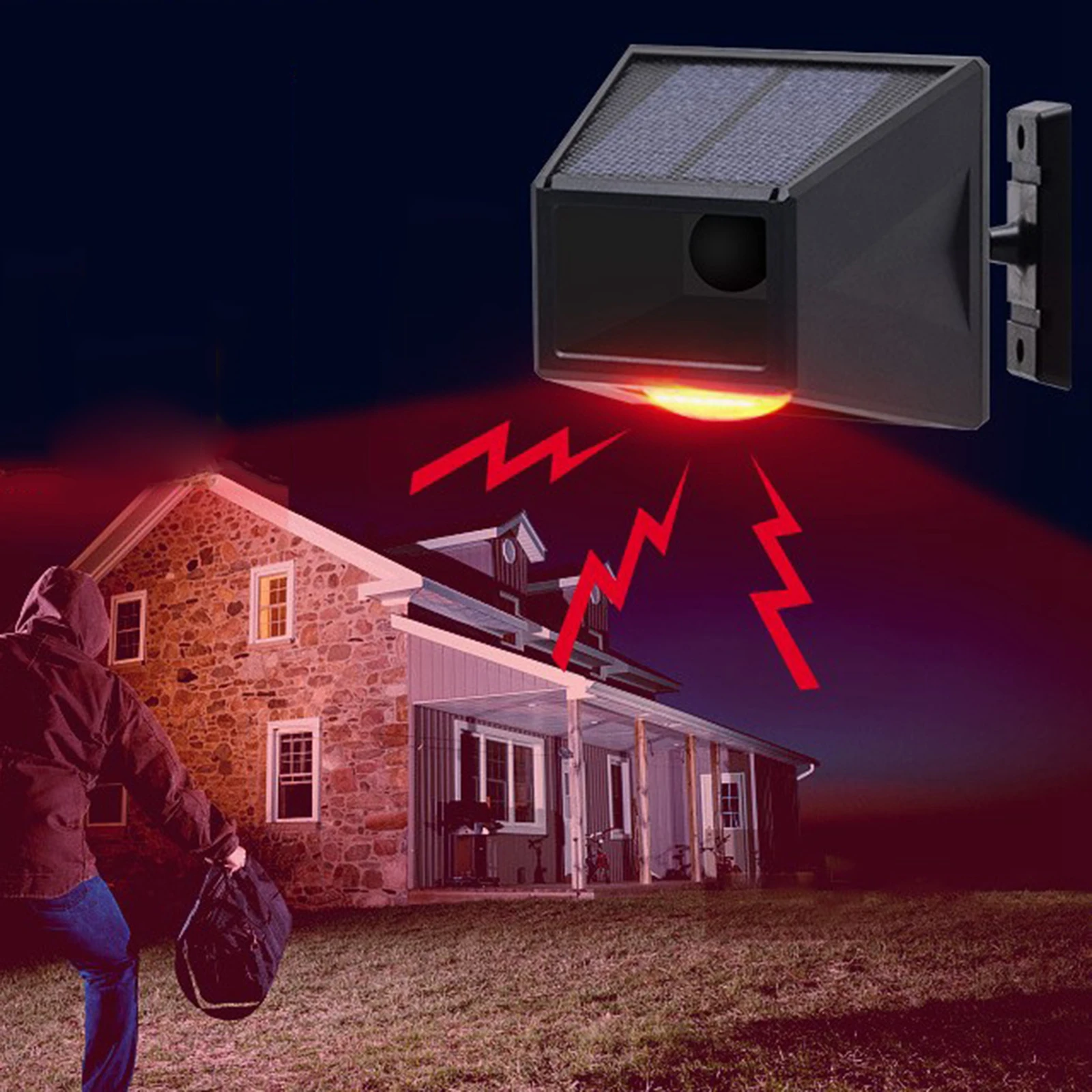 Garden Solar Driveway Alarm Light Remote Motion Sensor Outdoor Security