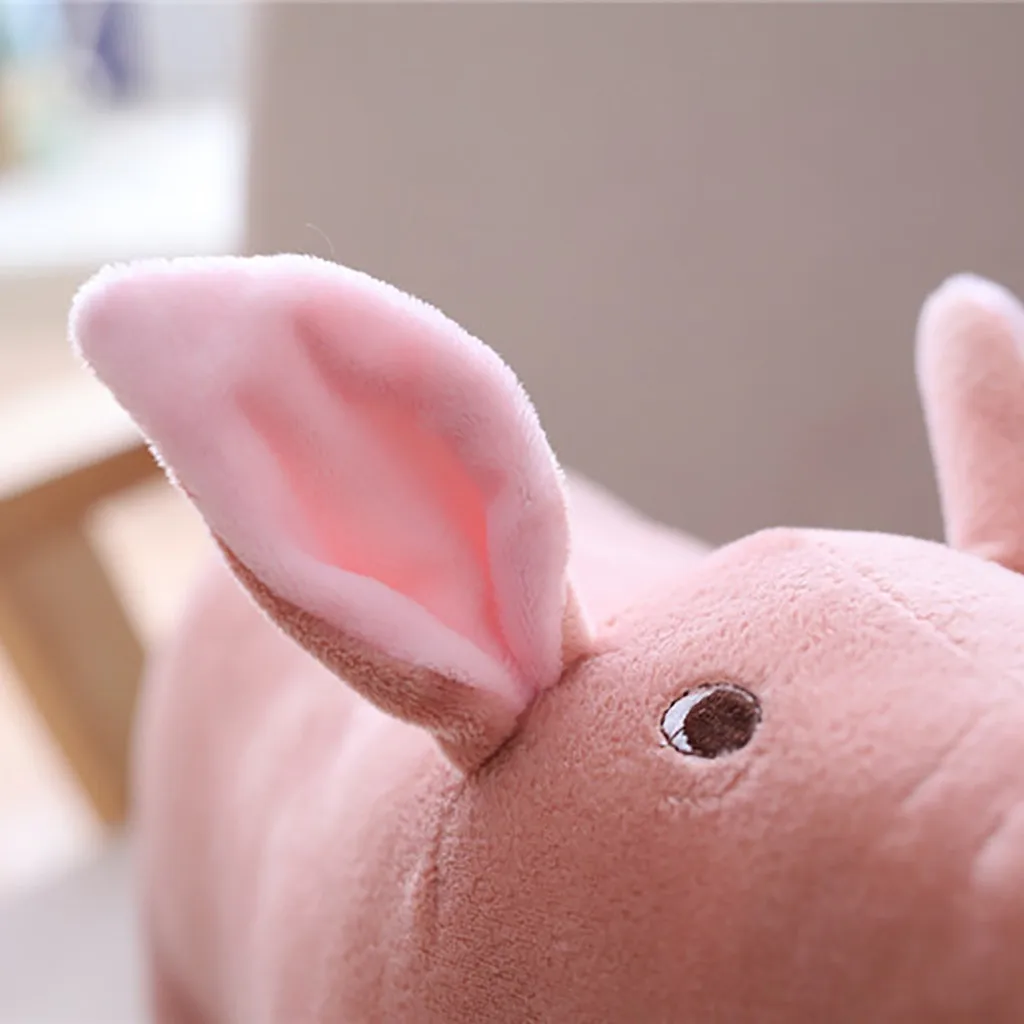 25cm Pink Plush Toy Piggy Pig Cartoon Accompany Sleeping Stuffed Animal Soft 