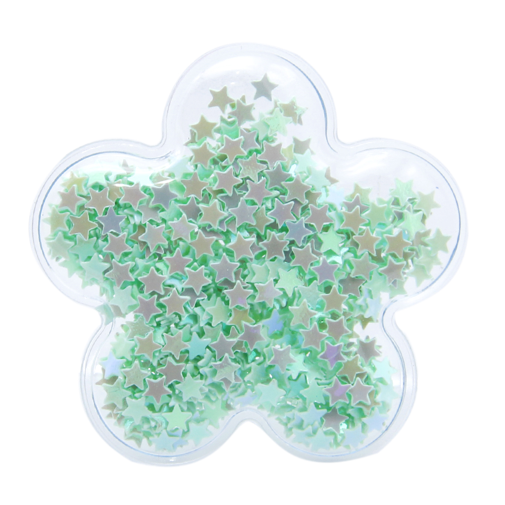 Description Picture 4 of item5 Pcs 53x53mm Star Cat Shape Transparent Qucksand Shaker Bling Sequins DIY Hair Clip Accessories Craft Phone Decoration,1Yc10432