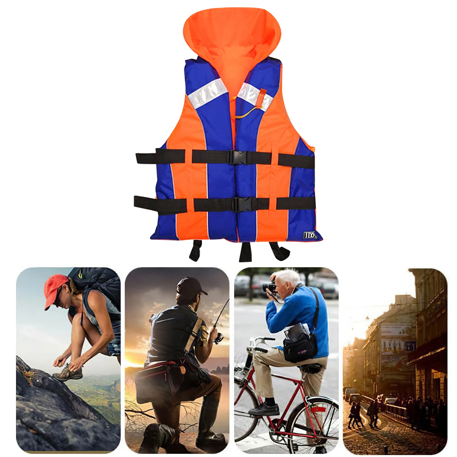 Adult Wakeboard Life Jacket Boating Lifesaving Vest Float Floatation Device