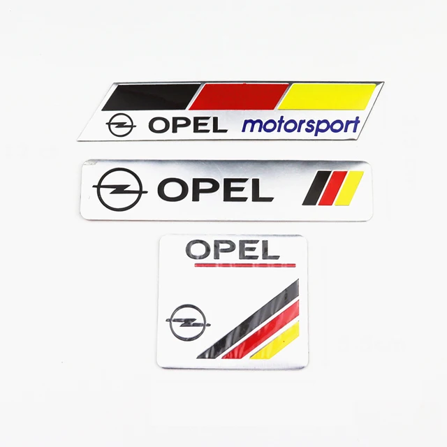 Metal Car Body Side Trunk Emblem Sticker for Opel Logo Astra H
