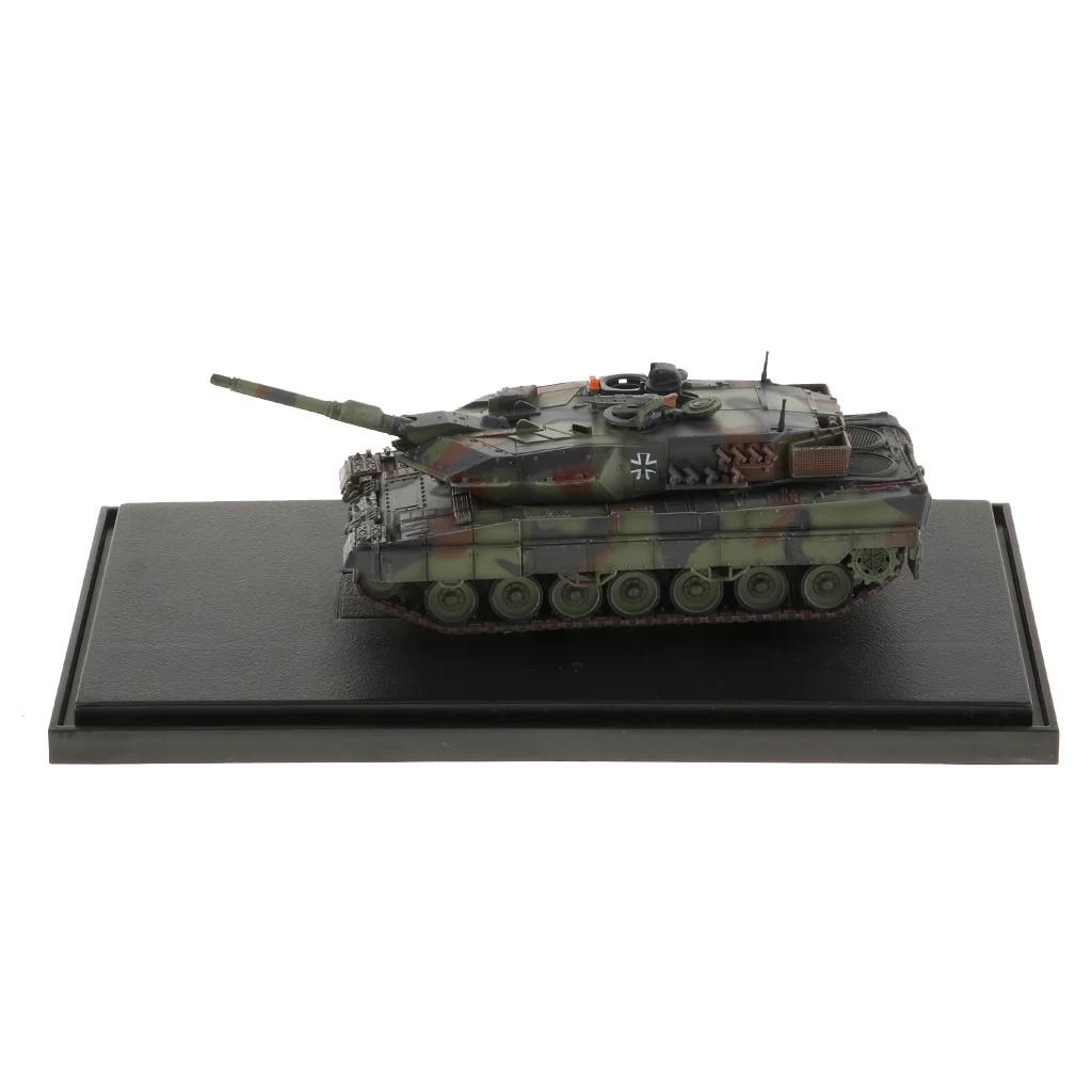 1:72 Simulation German Leopard 2 A5 Main Battle Tank Model Armored Toy Car