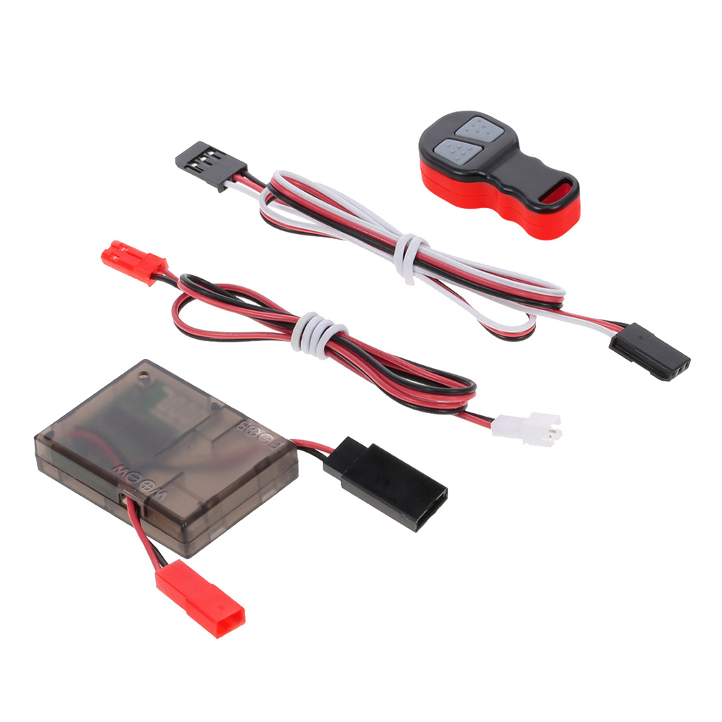 RC 1/10 Winch Switch Remote Receiver W/ Cable for RC AXIAL  HPI