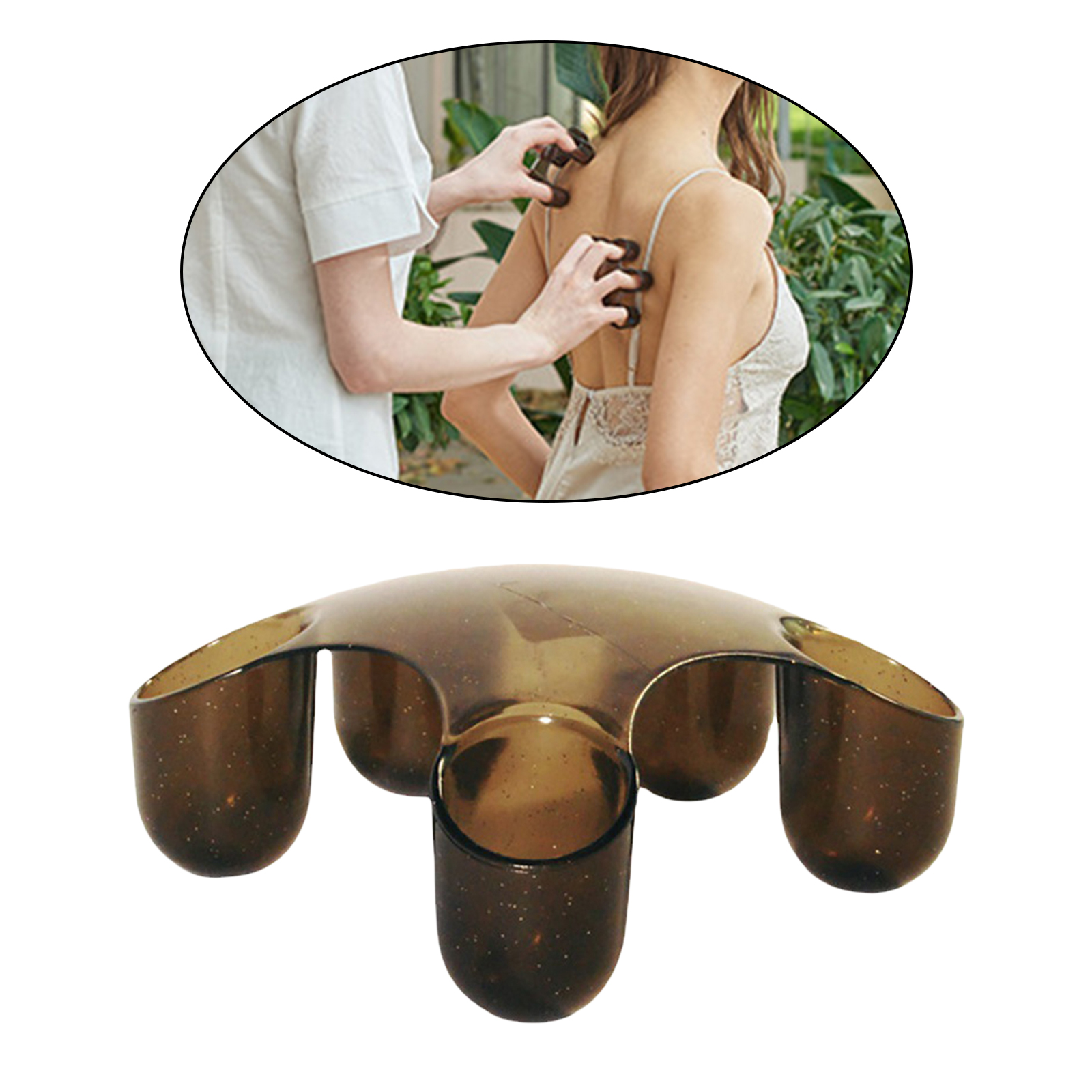 Five Finger massager Fingers Head Scratcher Hair Massager Neck Massage Scalp Pressure Relaxation For Hair Care Head Body Relax