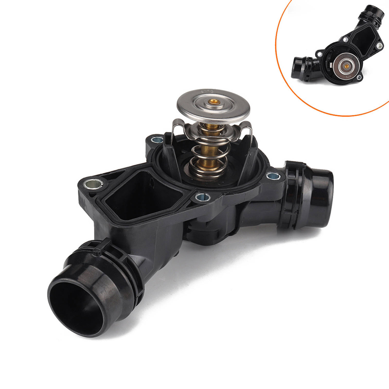 Auto Car Coolant Thermostat Assembly with Housing For  E46 E39 X3 Z3 525i 530i 11 53 7 509 227 11 53 1 436 823 14602 256101