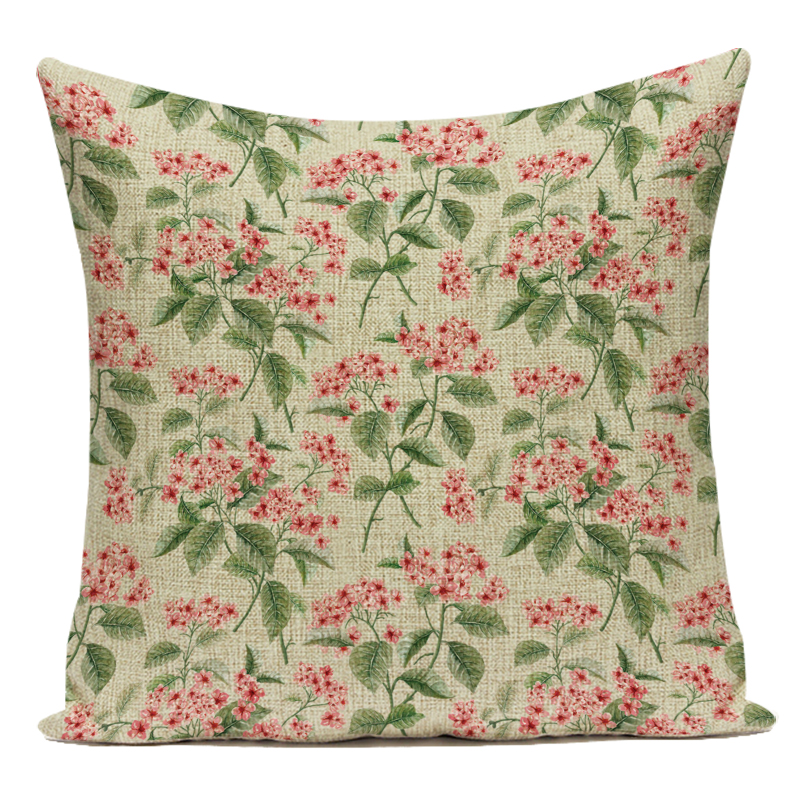 Dekorative Kissen Fall Pflanze Blume Sofa Hause Kissen Kissen Abdeckung für Wohnzimmer Almofadas Hause Dekoration – Detail 3