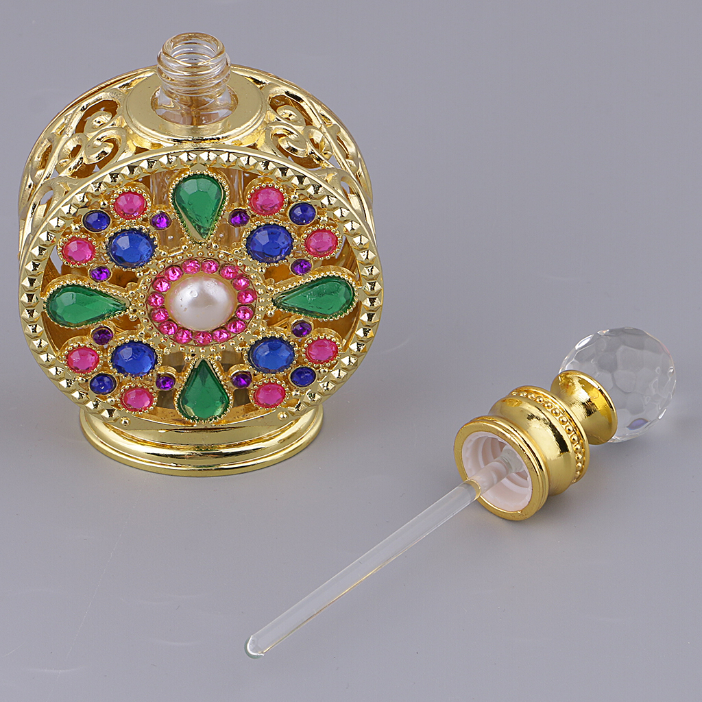 Vintage Empty Glass Perfume Bottles Atomize Women's Makeup Accessory