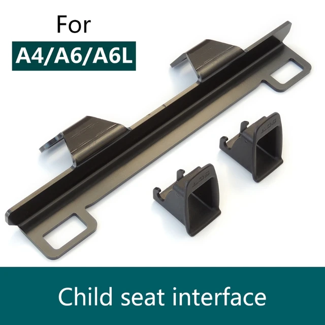 Kit de montaje de anclaje de sujeción de asiento universal para cinturón  ISOFIX conector de correa soporte de interfaz universal para automóviles