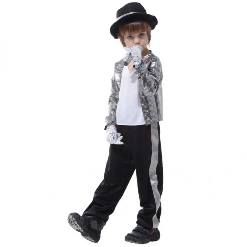 Kid Boys for Michael Jackson Suit Costumes Cosplay Performance Party Fancy Dress