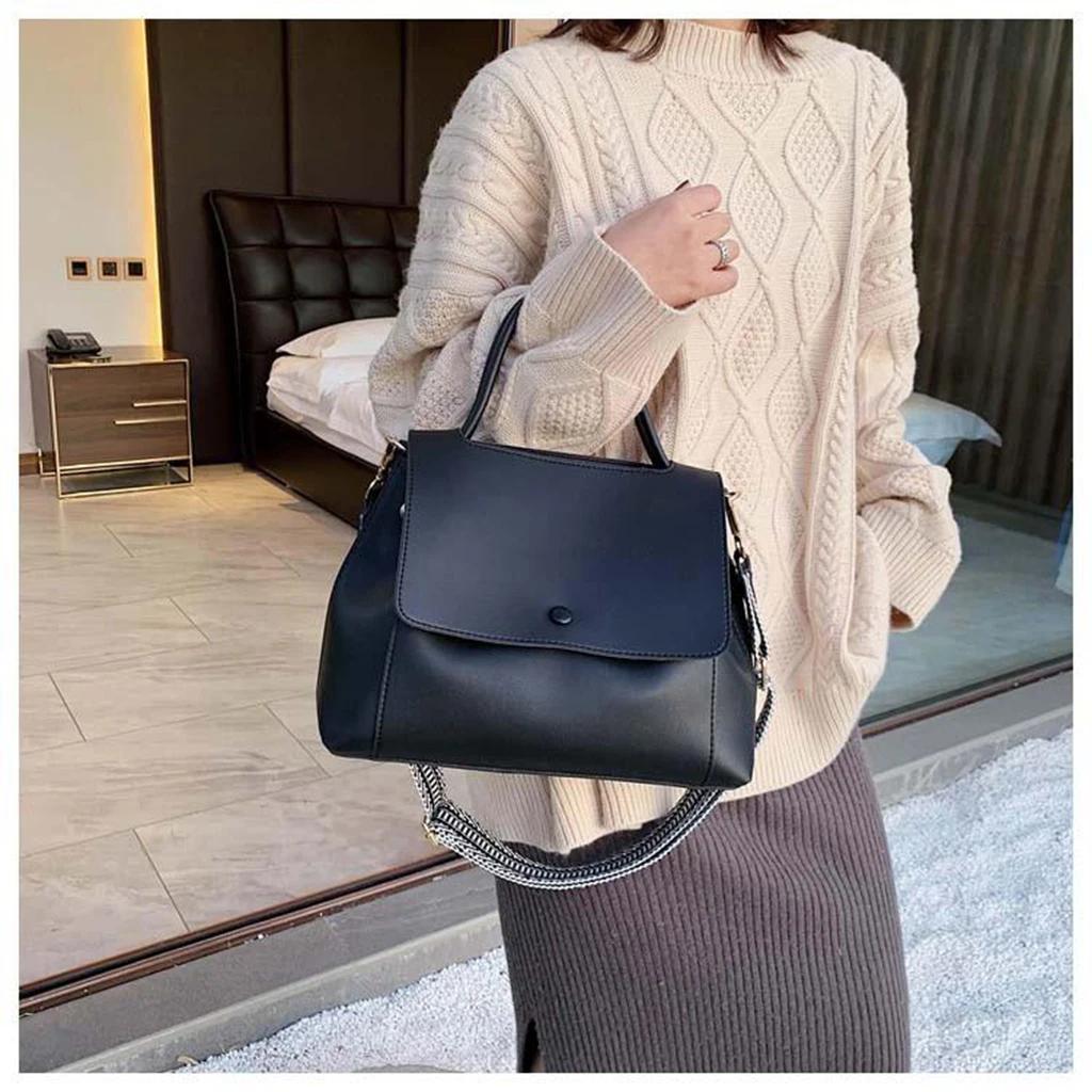 Ladies PU Leather Women's Crossbody Bag Handbag for Travel, Work Sling Bag