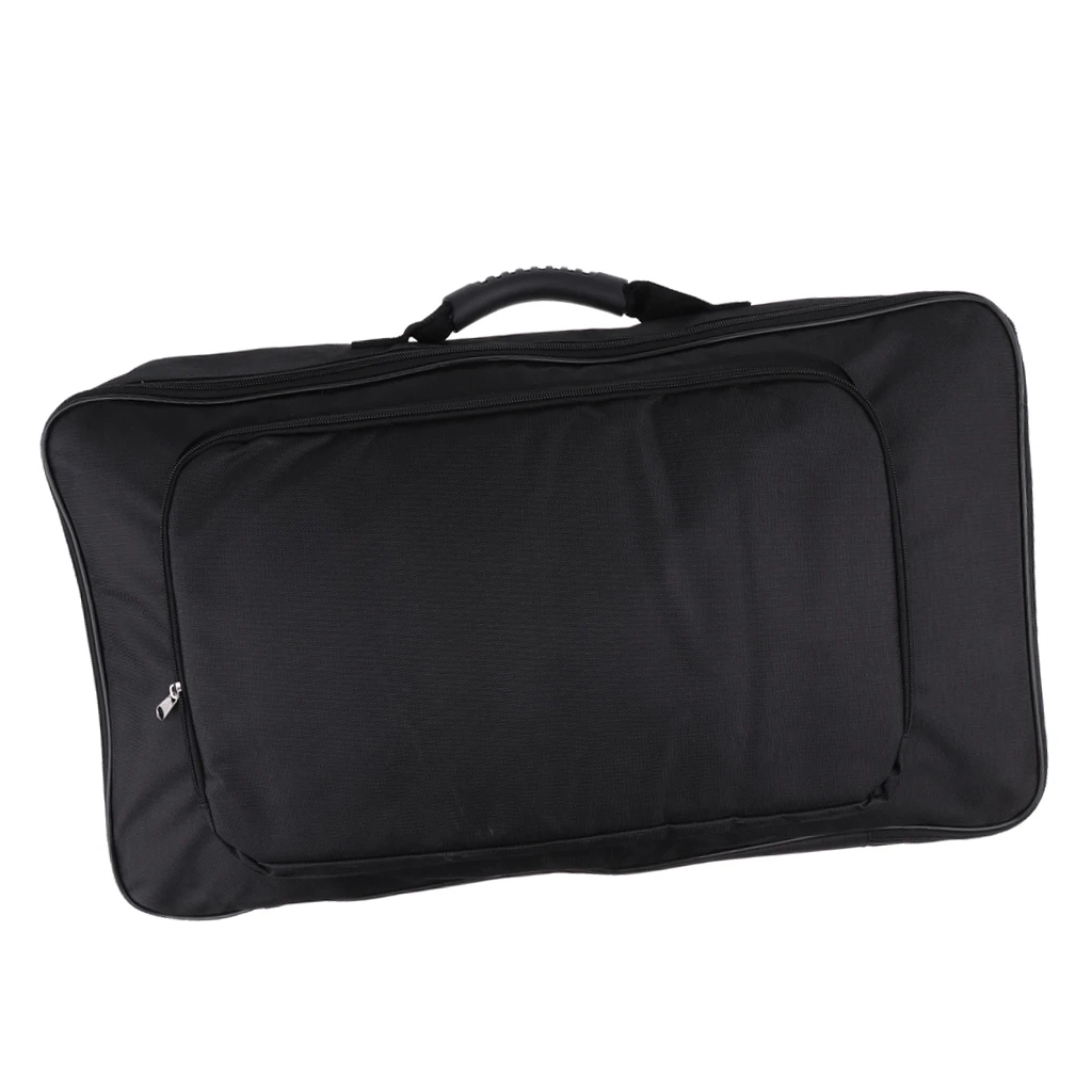 Portable Large Effect Pedal Board Storage Bag Soft Case Box Black