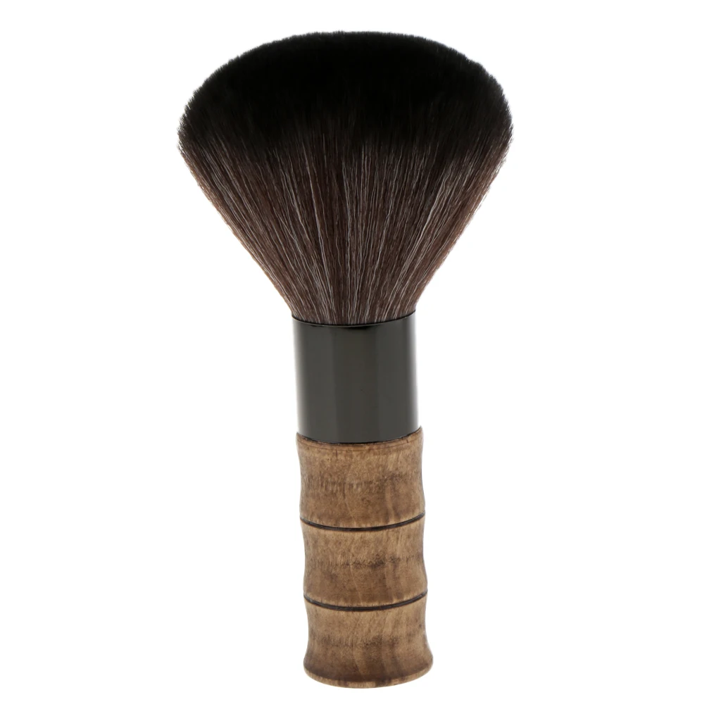 Premium High Quality Synthetic Hair Facial Makeup Tool, Barber Hair Cutting Dust Cleaner Shaving Brush