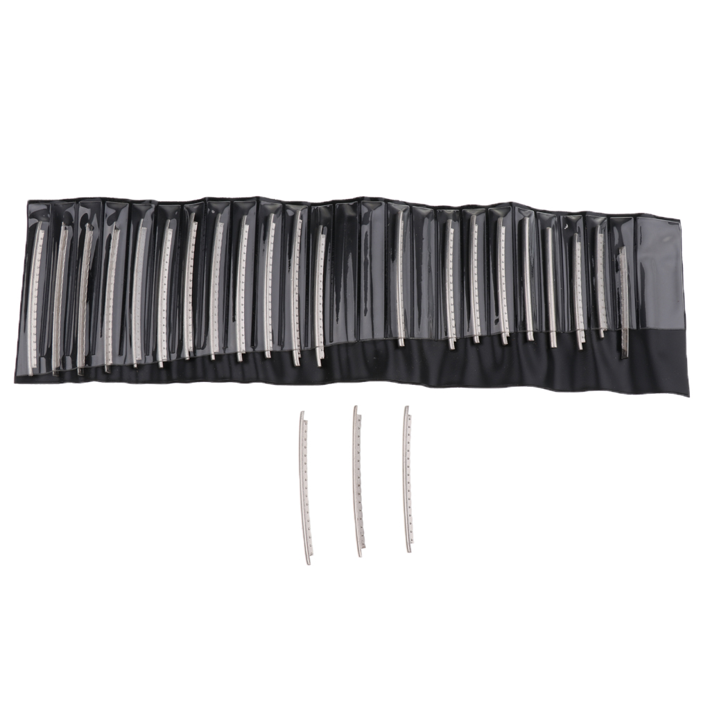Pack of 24 Fretwires Fretboard Fingerboard Wires Luthier Tool for Electric Guitar Replacement Parts
