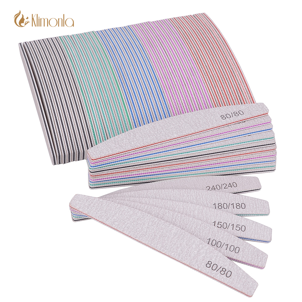 Best of 50 Pcs / Lot Strong Professional Nail Files Buffer Emery Board Edge Nail File 80 / 100 / 150 / 180 / 240 Accessory Nail Salon Pedicure Too Reviews & Tips