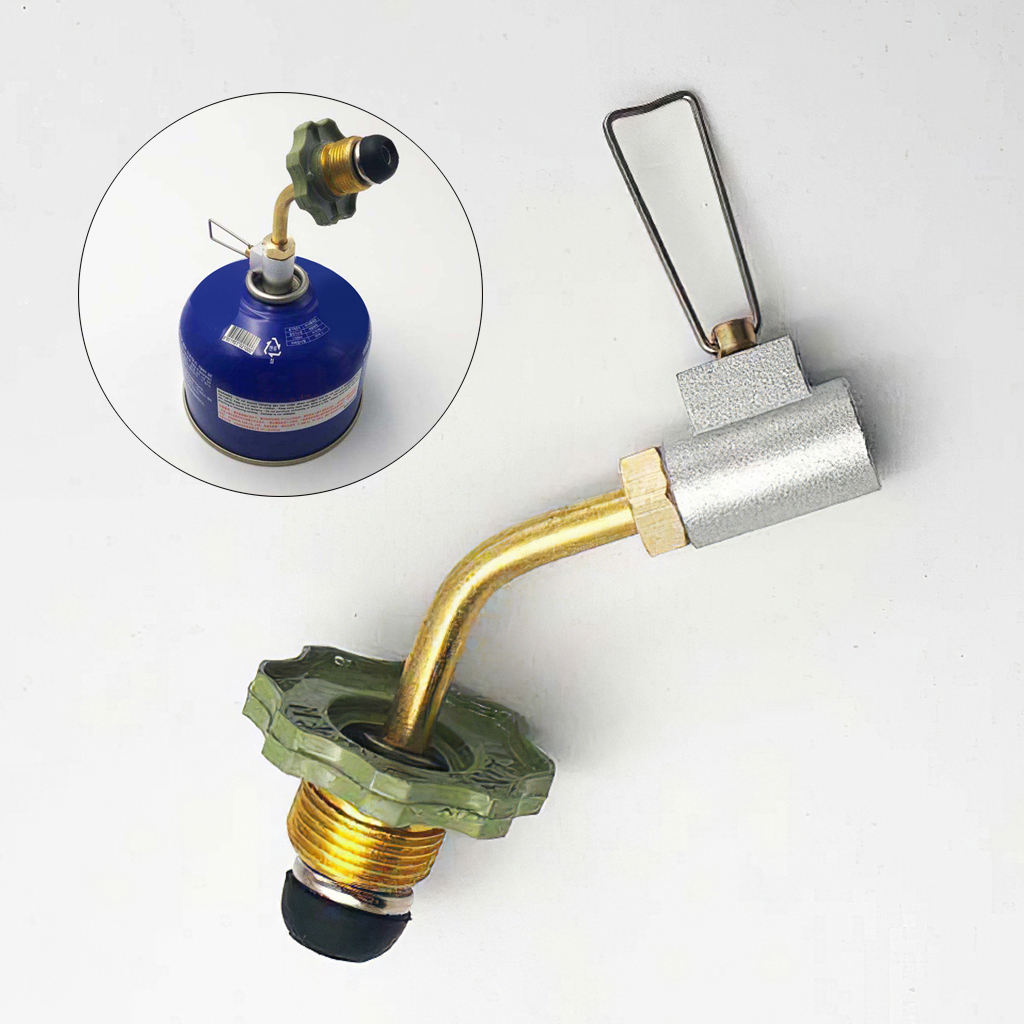 Outdoor Camping Gas Stove Propane Refill Adapter  Cylinder Hose Connector  for Outdoor Cooking, Camping, Hiking, Backpacking