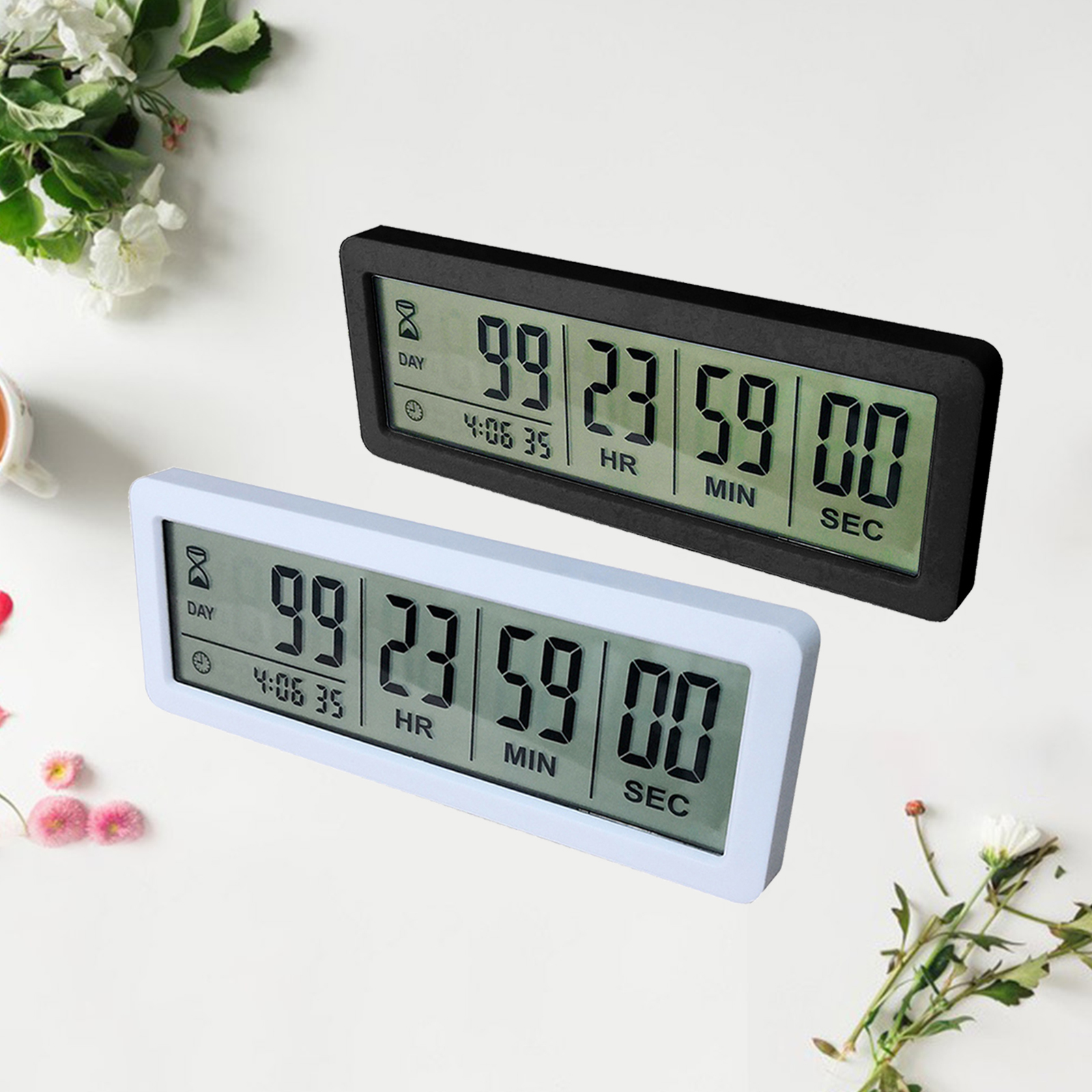 Digital Countdown Timer Timer Clock Large Screen Count Down Days Timer for Examination Retirement Kitchen