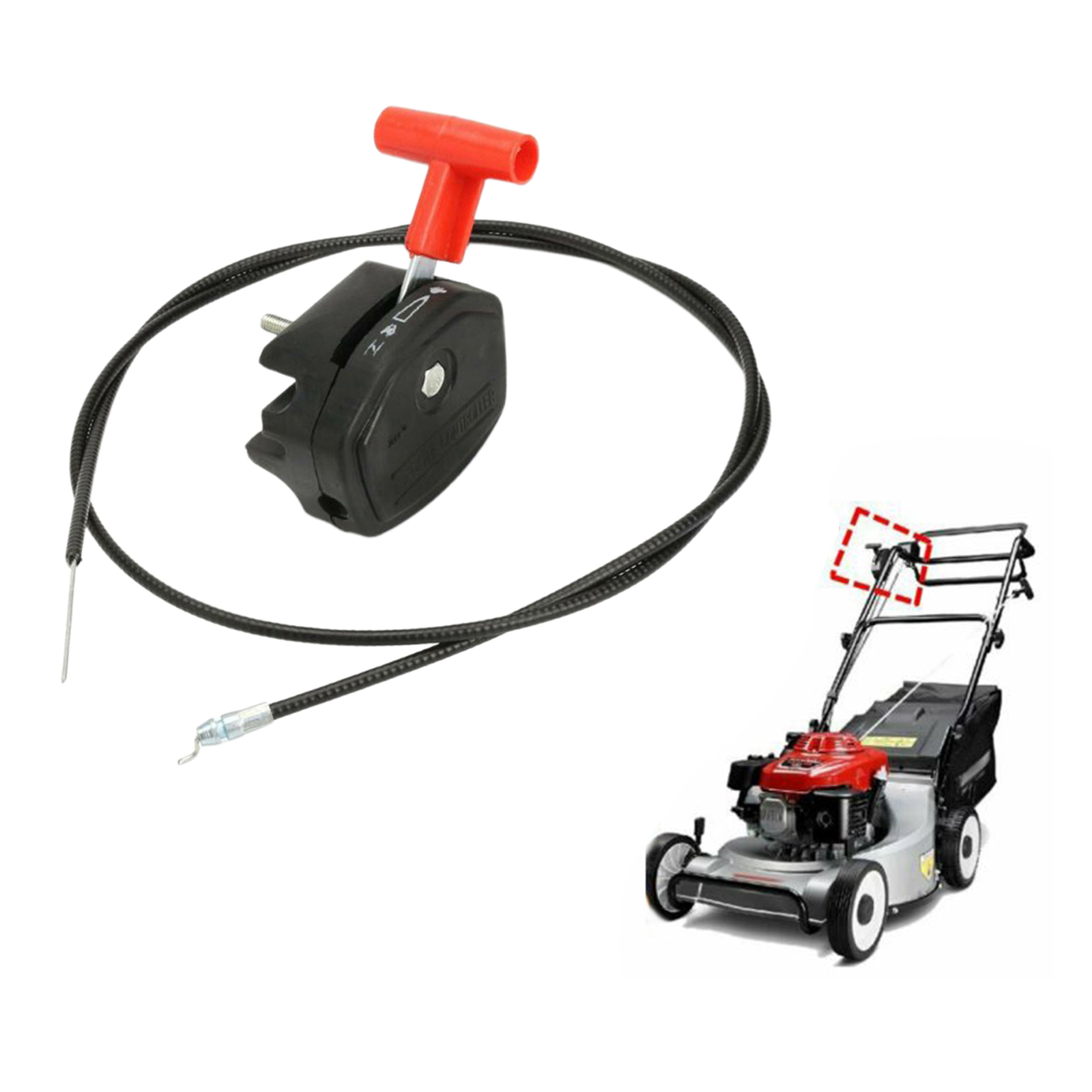 59Inch Lawn Mower Throttle Cable for Lawnmower Lawn Mower Parts Garden Tool