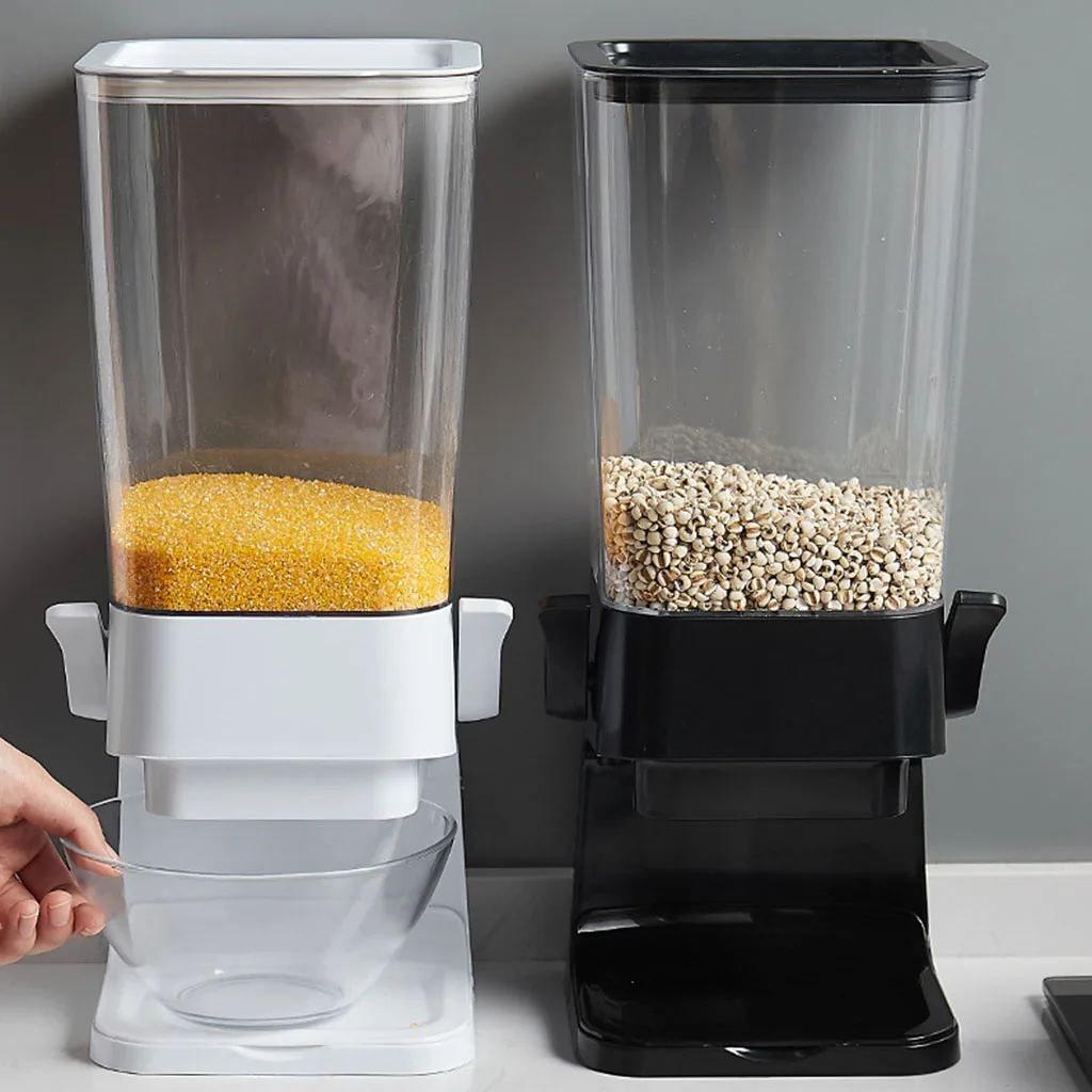 Sealed Grain Food Container Rice Storage Dispenser Storage Lid Moisture Proof Household Storage Cereal Bucket Holder