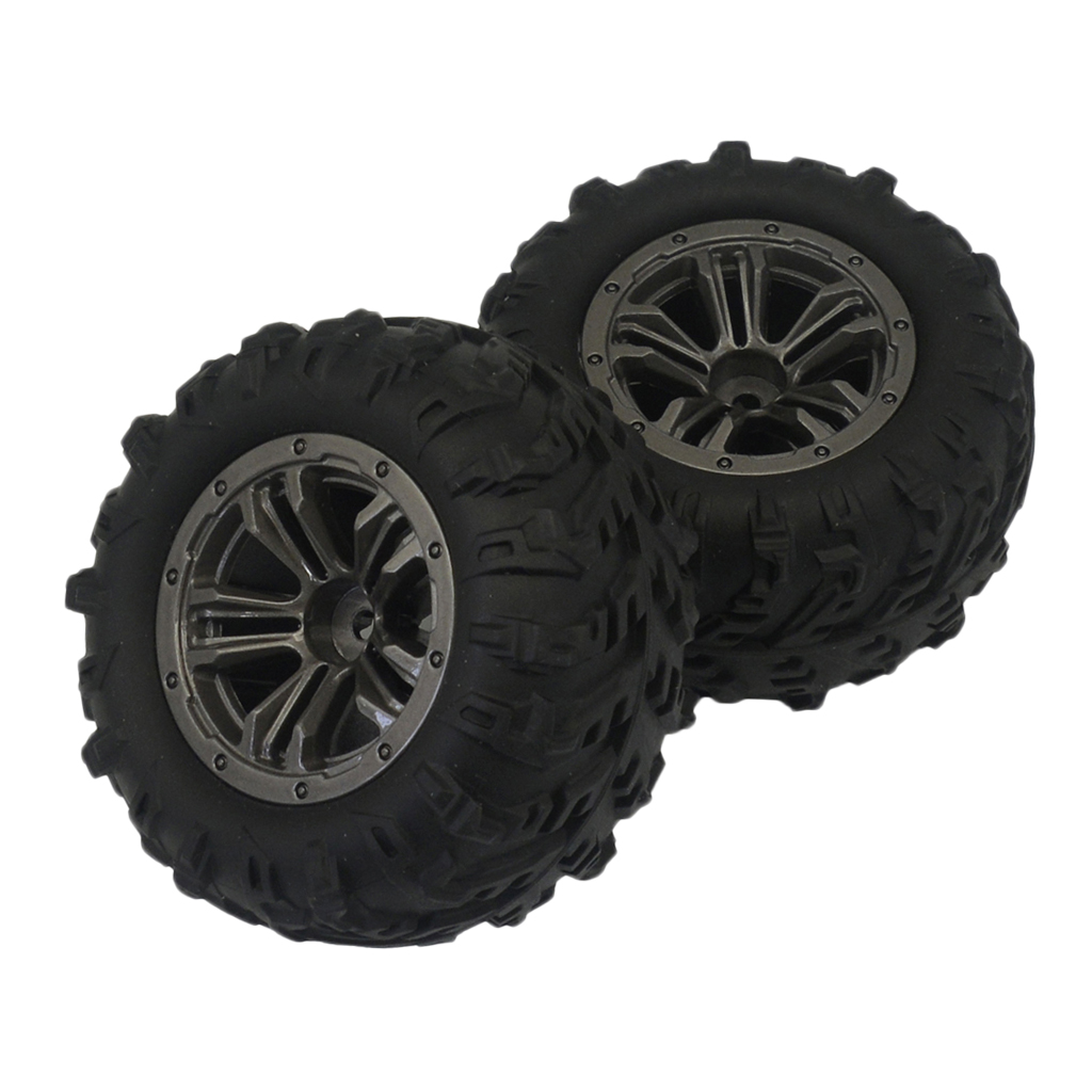 1Pair RC Car Wheel Tyres Accessory for Xinlehong Q901 Q902 Replacements