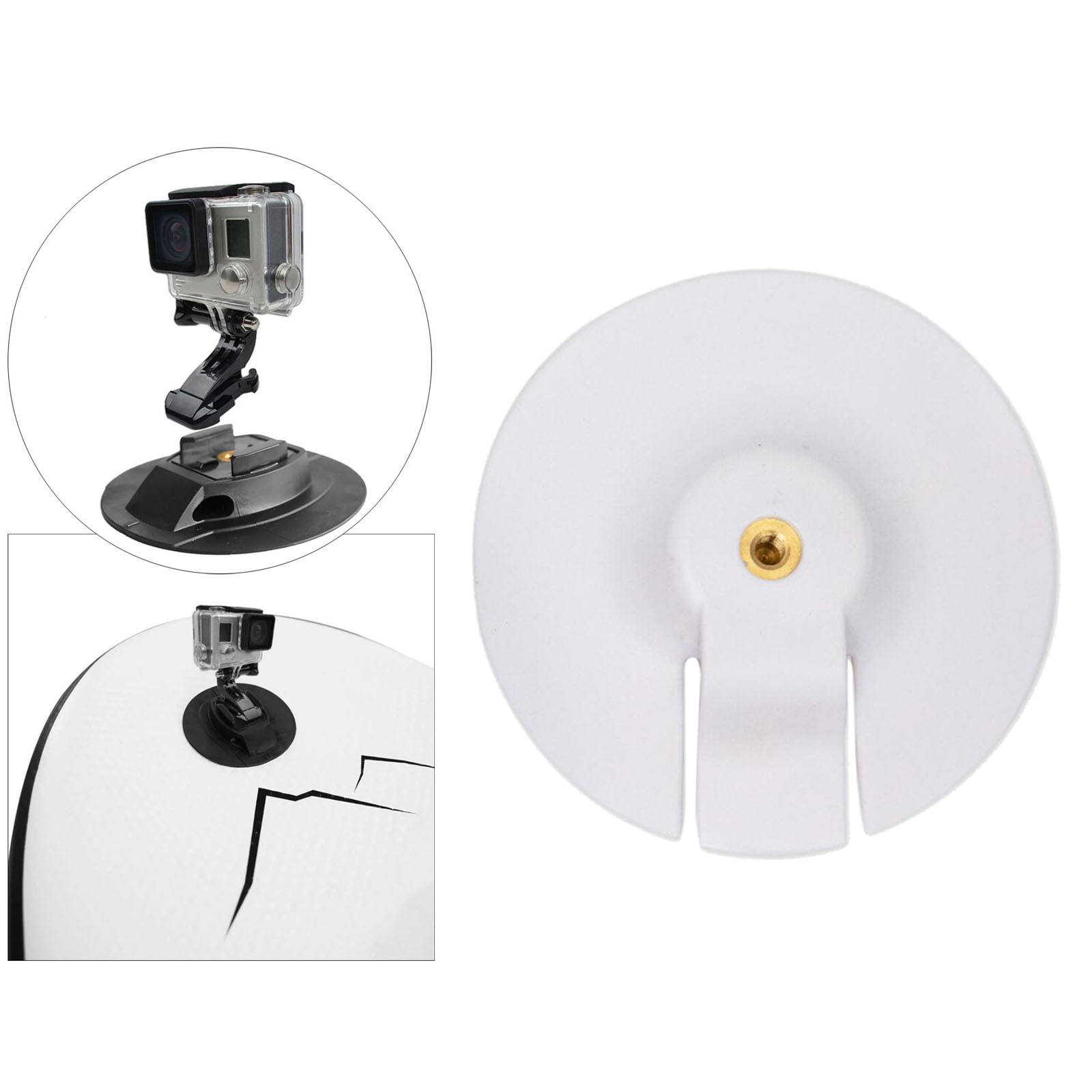 4 Inch Outdoor Kayak Inflatable Surfboard Stand Up Board Camera Mount Base Sport Camera Holder Stand Base Fixed Stable Bracket
