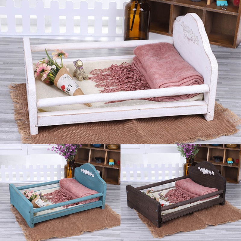 Cama do Bebê Berço de Madeira Recém-nascido Posando Destacável Mini Foto Tiro Adereços Infantil Fotografia Acessórios T5ec 35 T5ec mini cama destacável para recém-nascido, acessórios