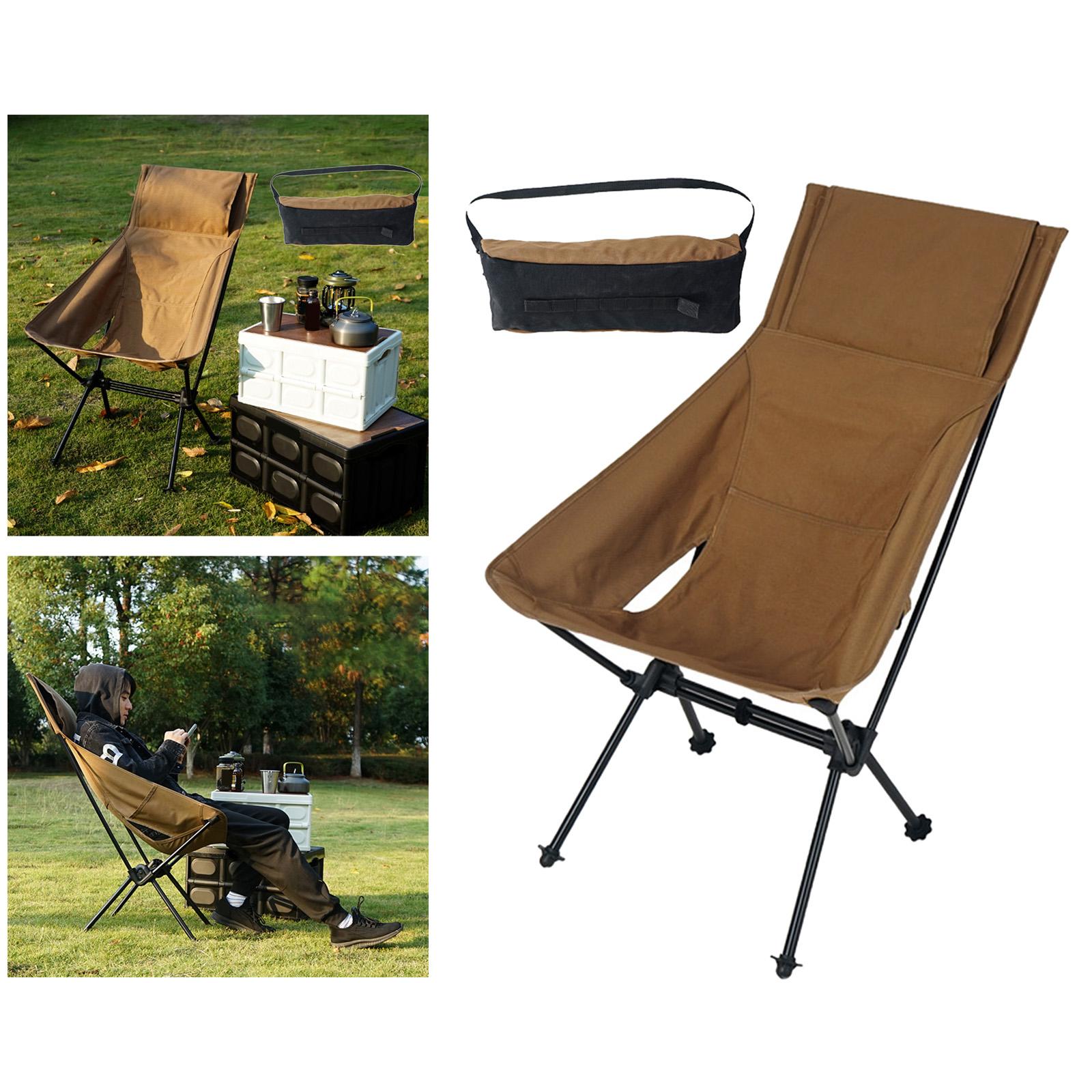 Ultralight Folding Chair Portable Camping Chair Seat for Outdoor Lawn BBQ