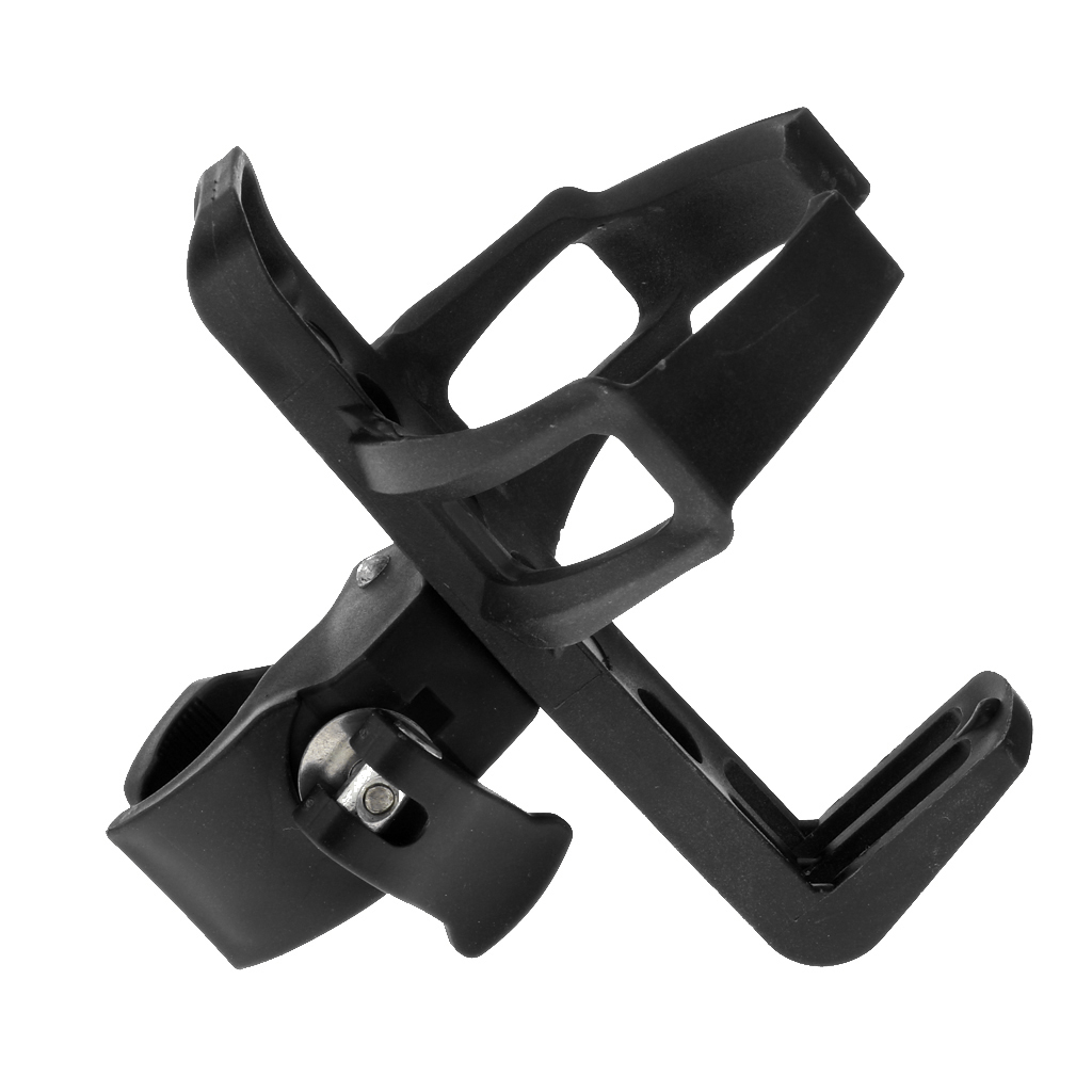 Adjustable Bike Water Bottle Holder Fits 0.6-1.7inch Dia. Bars Water Cup Cage Rack Mount