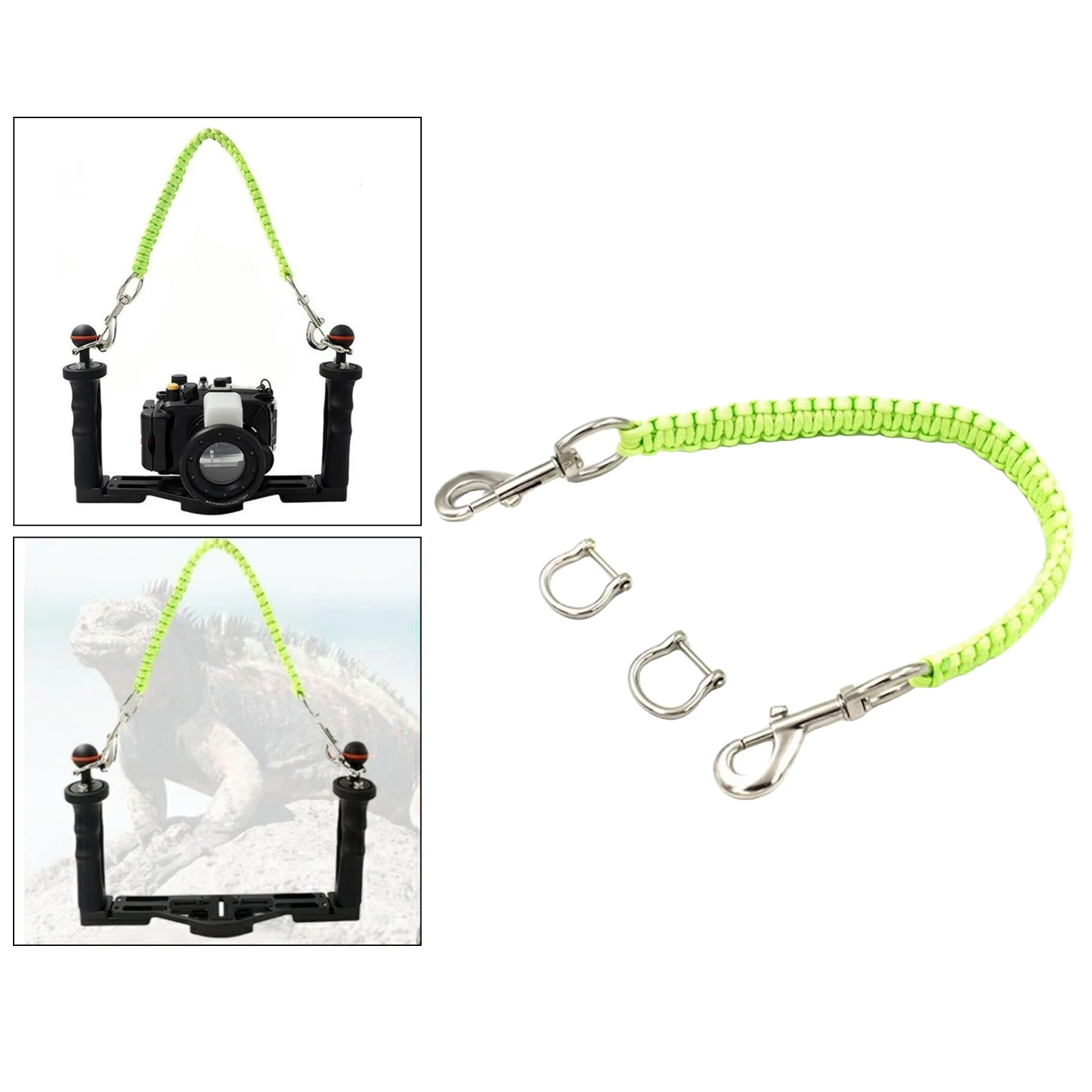 Diving Camera Tray Handle Rope Lanyard Strap carrier for Camera Housing Case Light Holder Underwater Photography