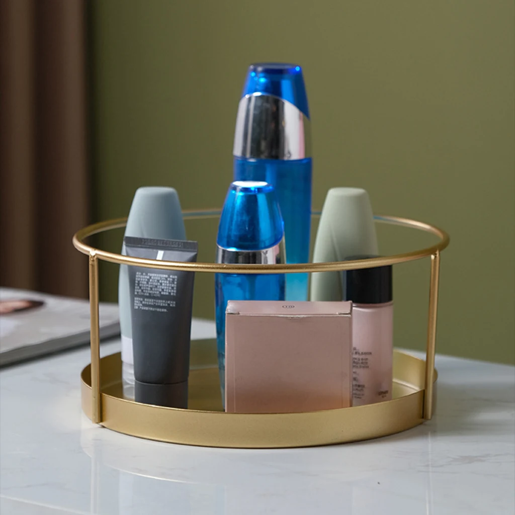 Makeup Organizer Dresser Vanity Storage Rack Perfume Lipsticks Stand Tray