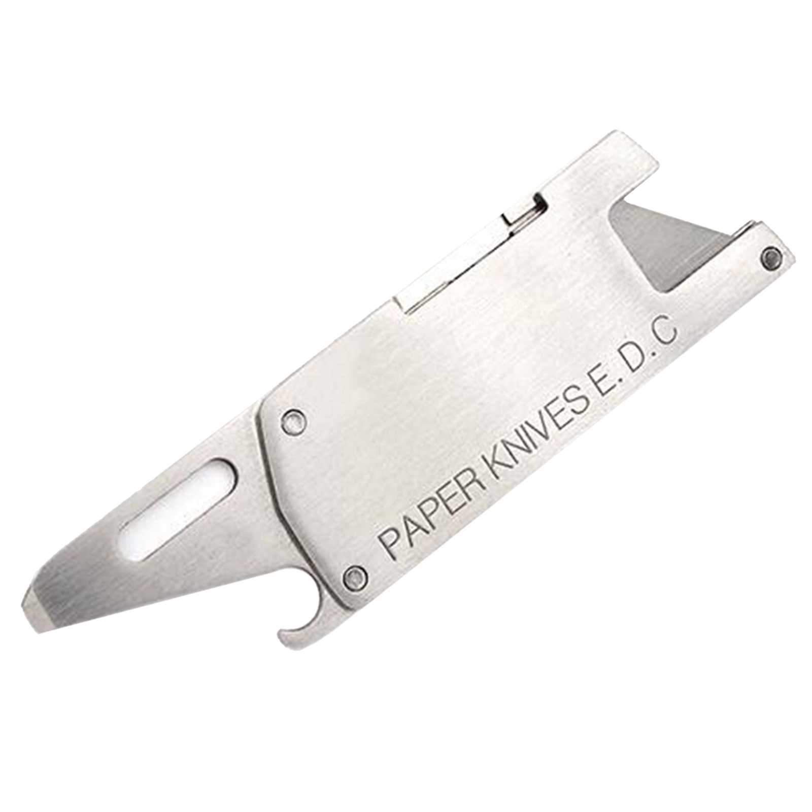Utility Knife Multitool Keychain, Pocket Knives Box Cutter with Bottle Opener, Emergency Tool, Screwdriver, Gadgets for Men