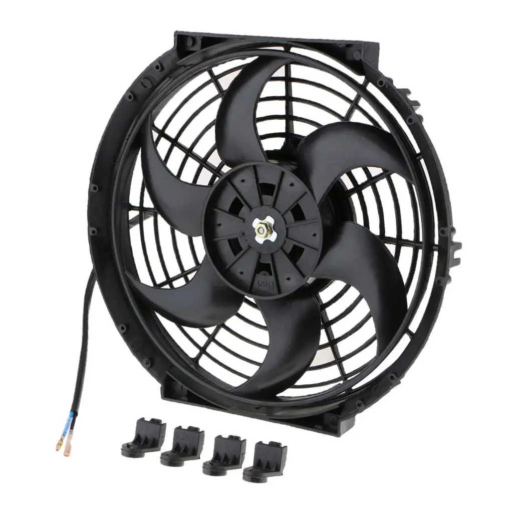 Universal Car 12V Pull / Push Car Radiator Engine Cooling Fan Mounting Kit